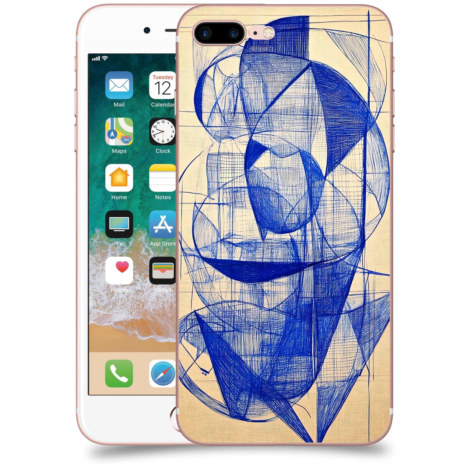 ACOVER Kryt na mobil Apple iPhone 7 Plus - Geometrický chaos