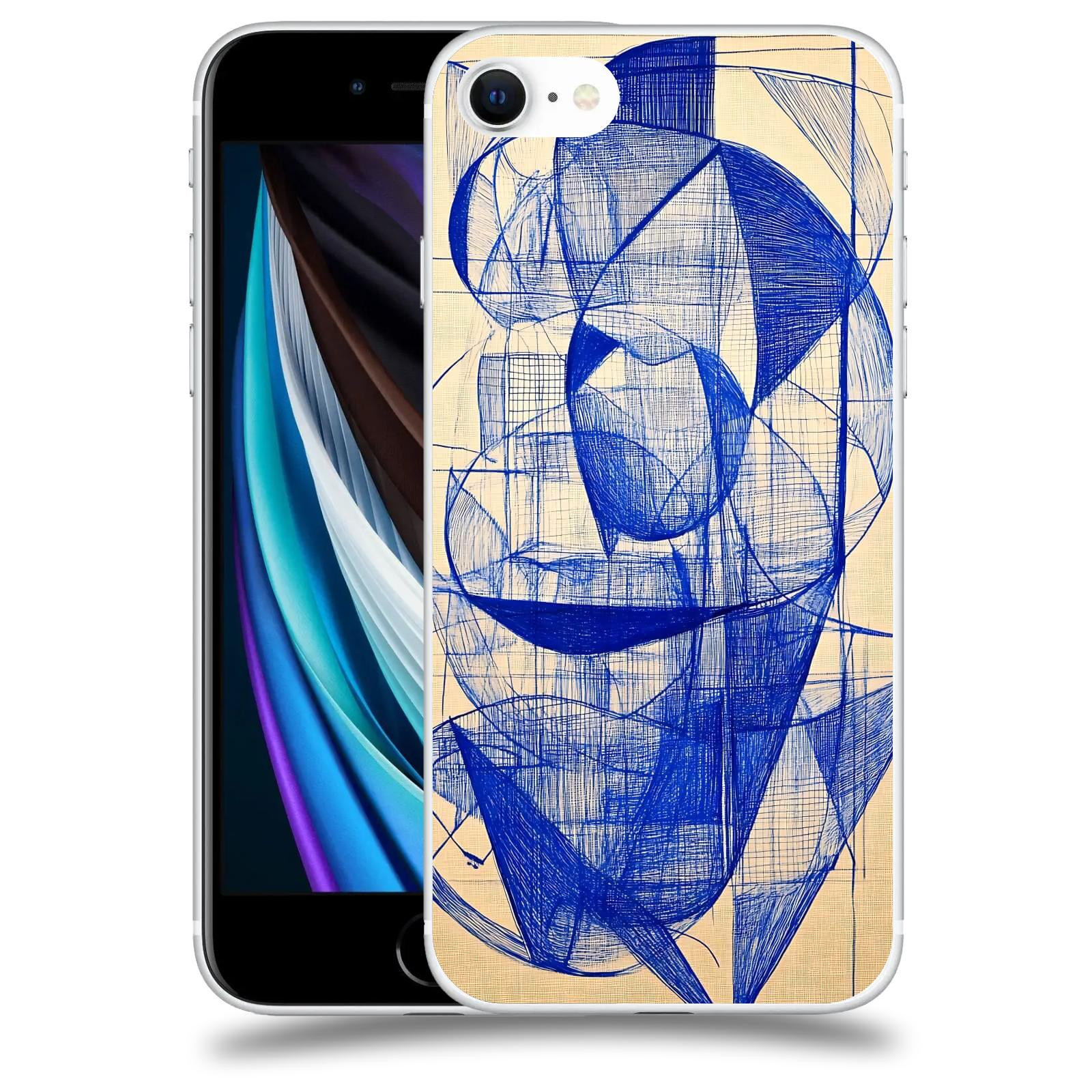ACOVER Kryt na mobil Apple iPhone SE 2020 - Geometrický chaos