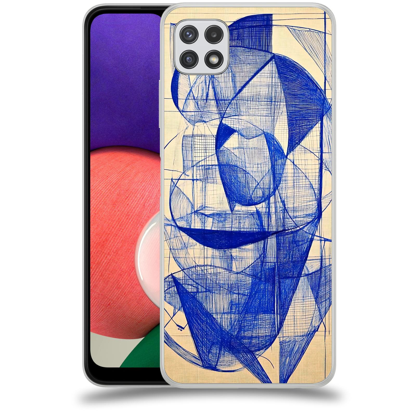 ACOVER Kryt na mobil Samsung Galaxy A22 A225F - Geometrický chaos