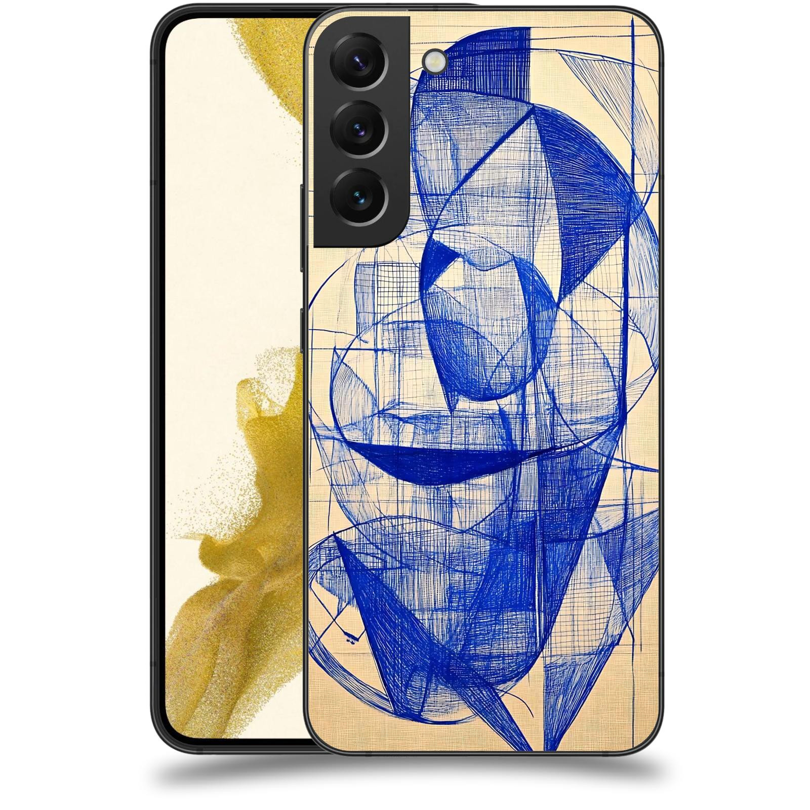 ACOVER Kryt na mobil Samsung Galaxy S22+ 5G - Geometrický chaos