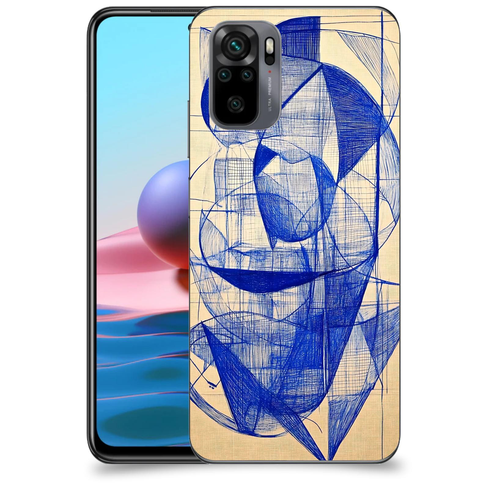ACOVER Kryt na mobil Xiaomi Redmi Note 10 - Geometrický chaos