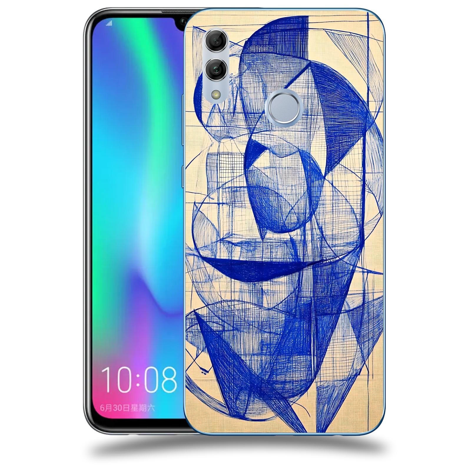 ACOVER Kryt na mobil Honor 10 Lite - Geometrický chaos