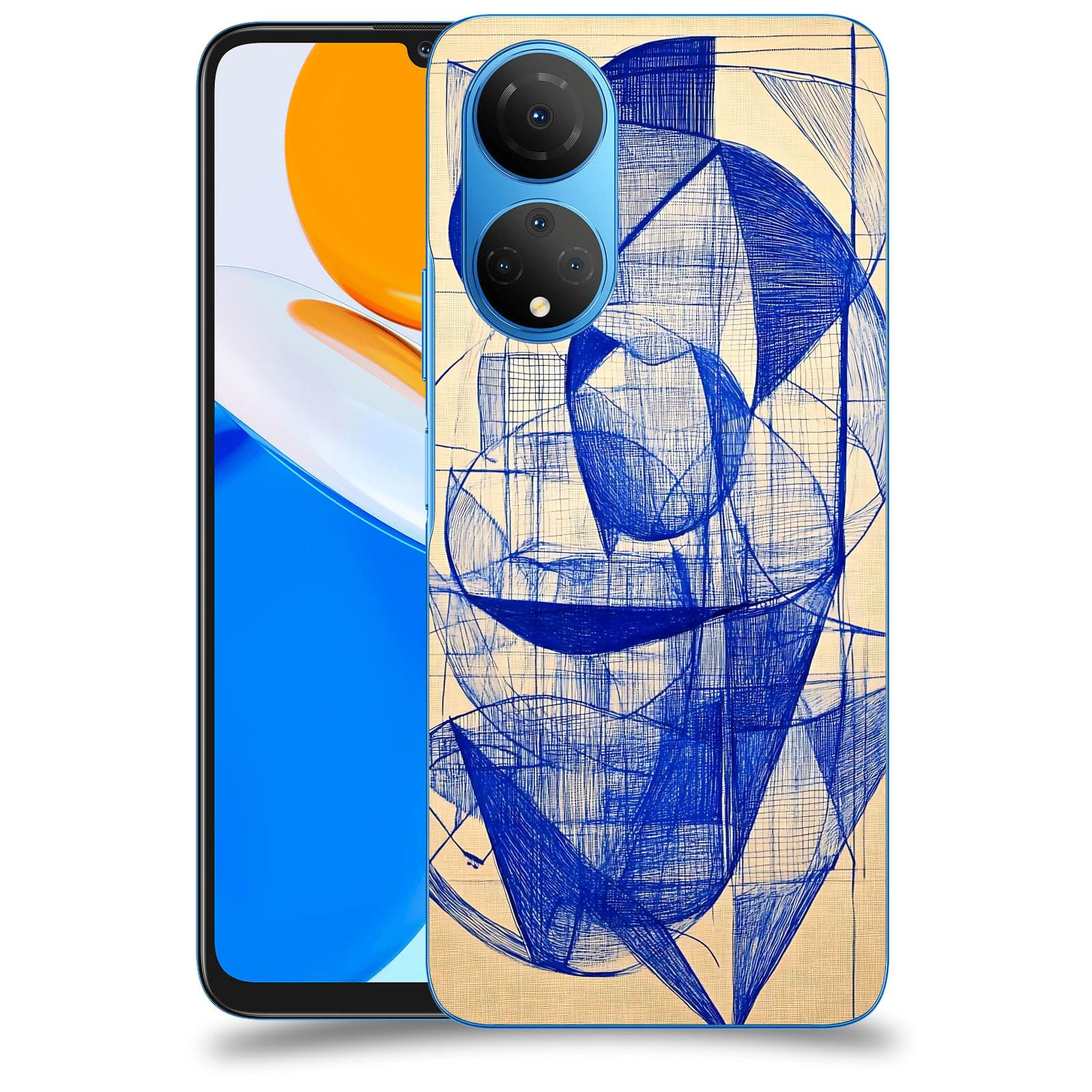 ACOVER Kryt na mobil Honor X7 - Geometrický chaos
