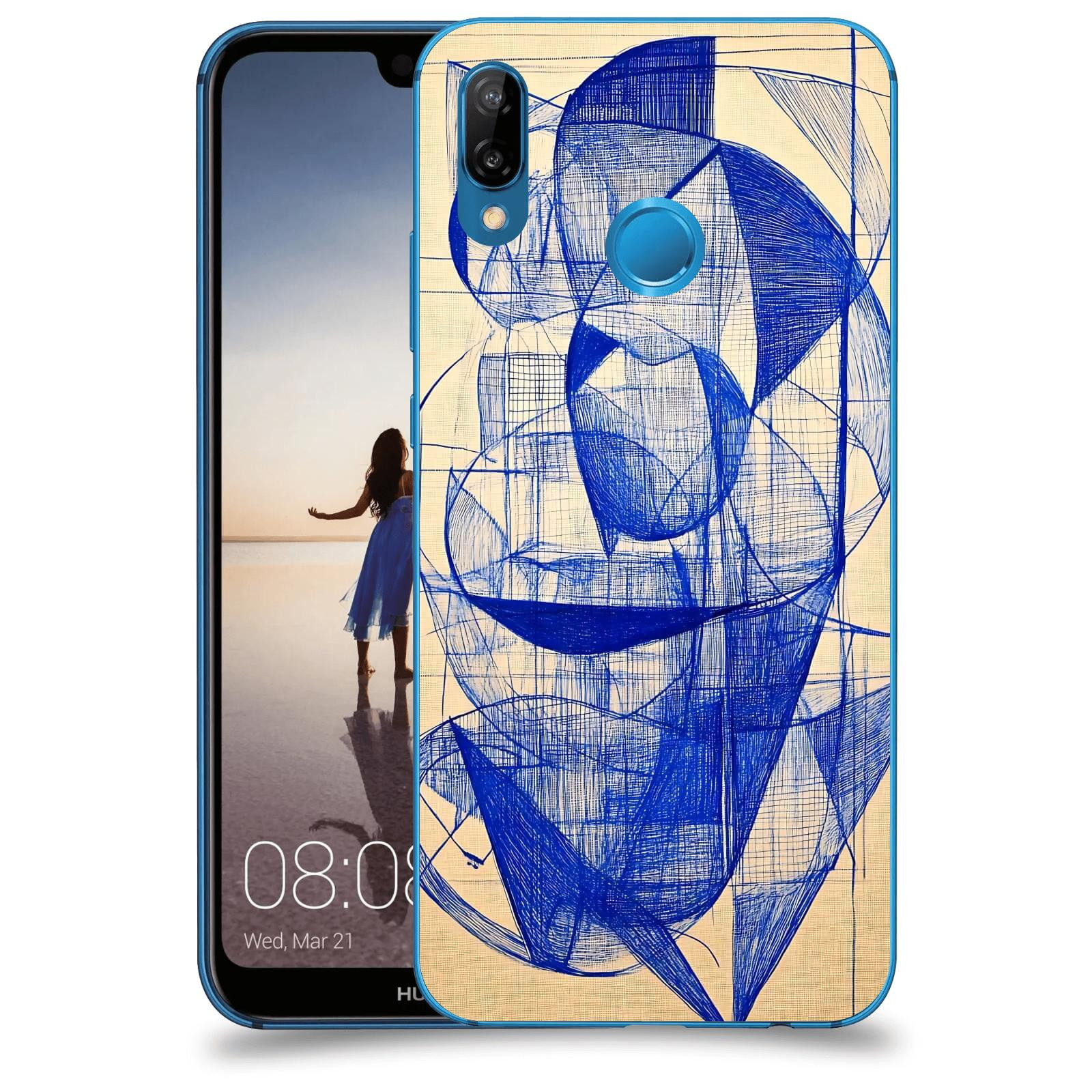 ACOVER Kryt na mobil Huawei P20 Lite - Geometrický chaos