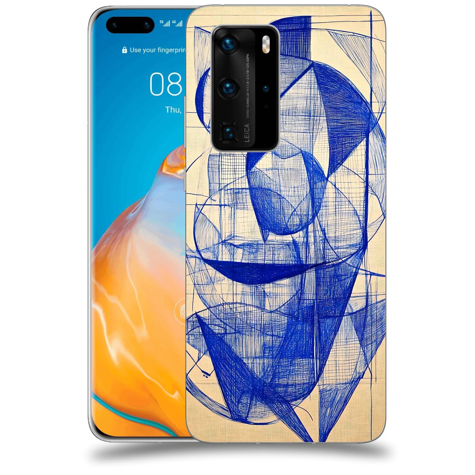 ACOVER Kryt na mobil Huawei P40 - Geometrický chaos