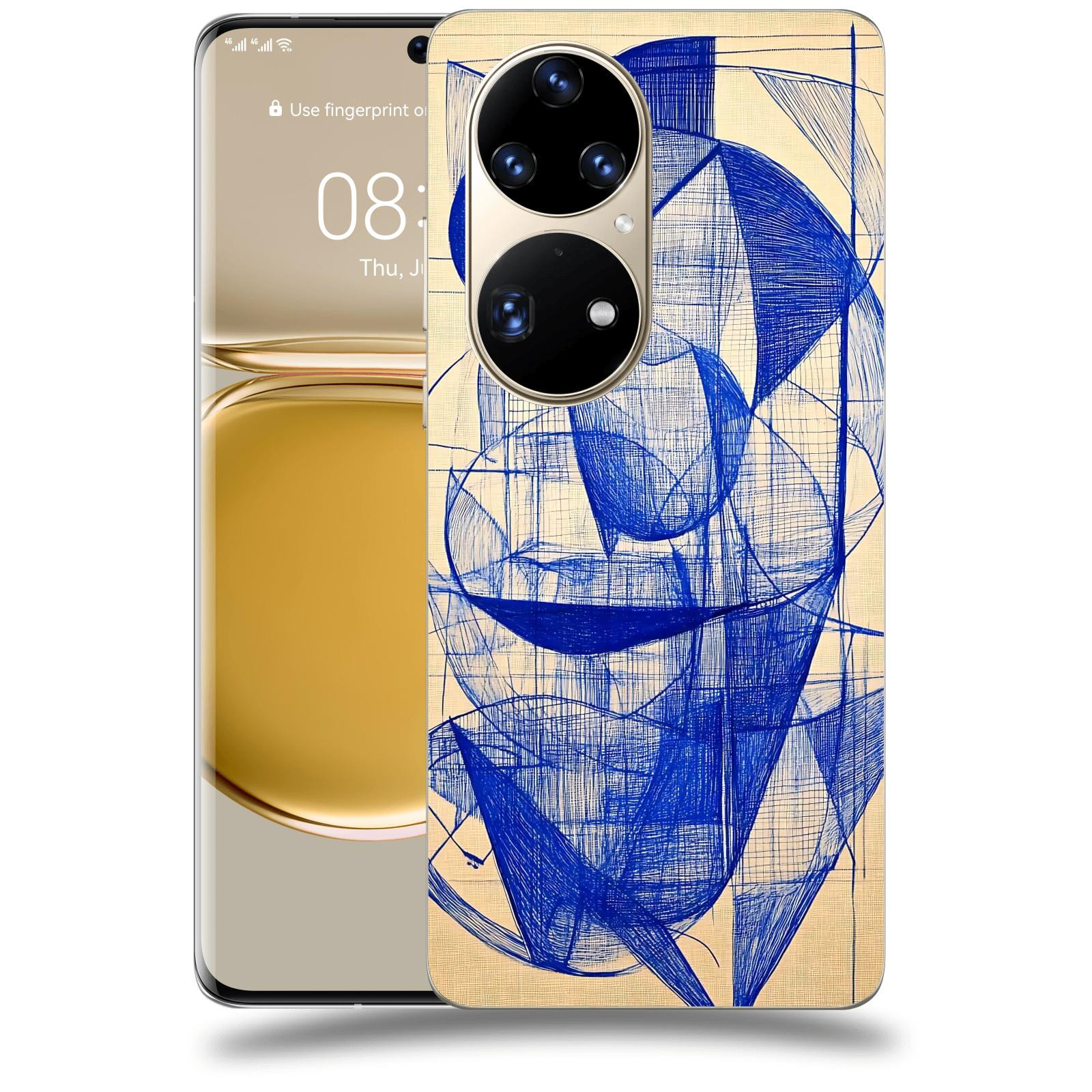 ACOVER Kryt na mobil Huawei P50 - Geometrický chaos