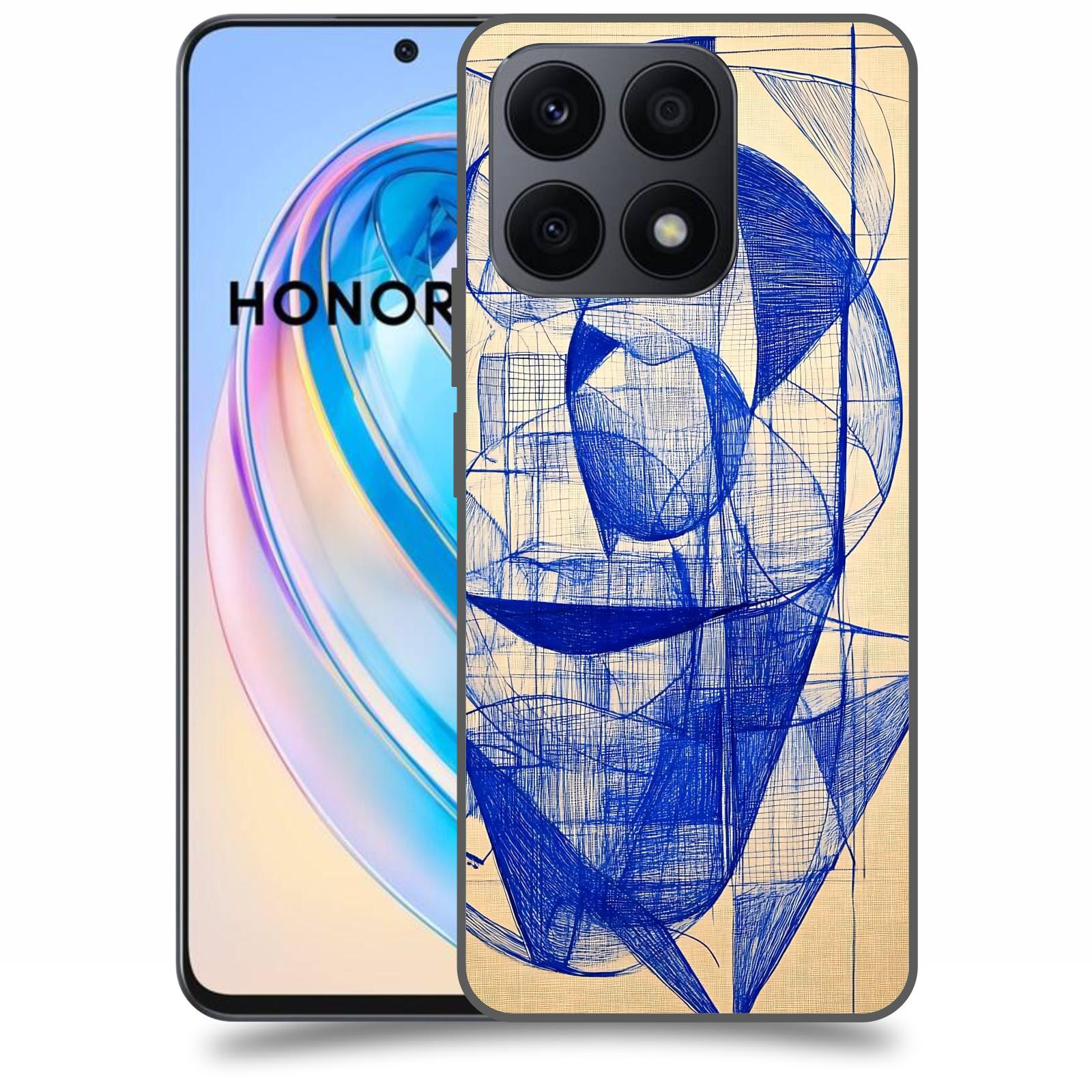 ACOVER Kryt na mobil Honor X8a - Geometrický chaos