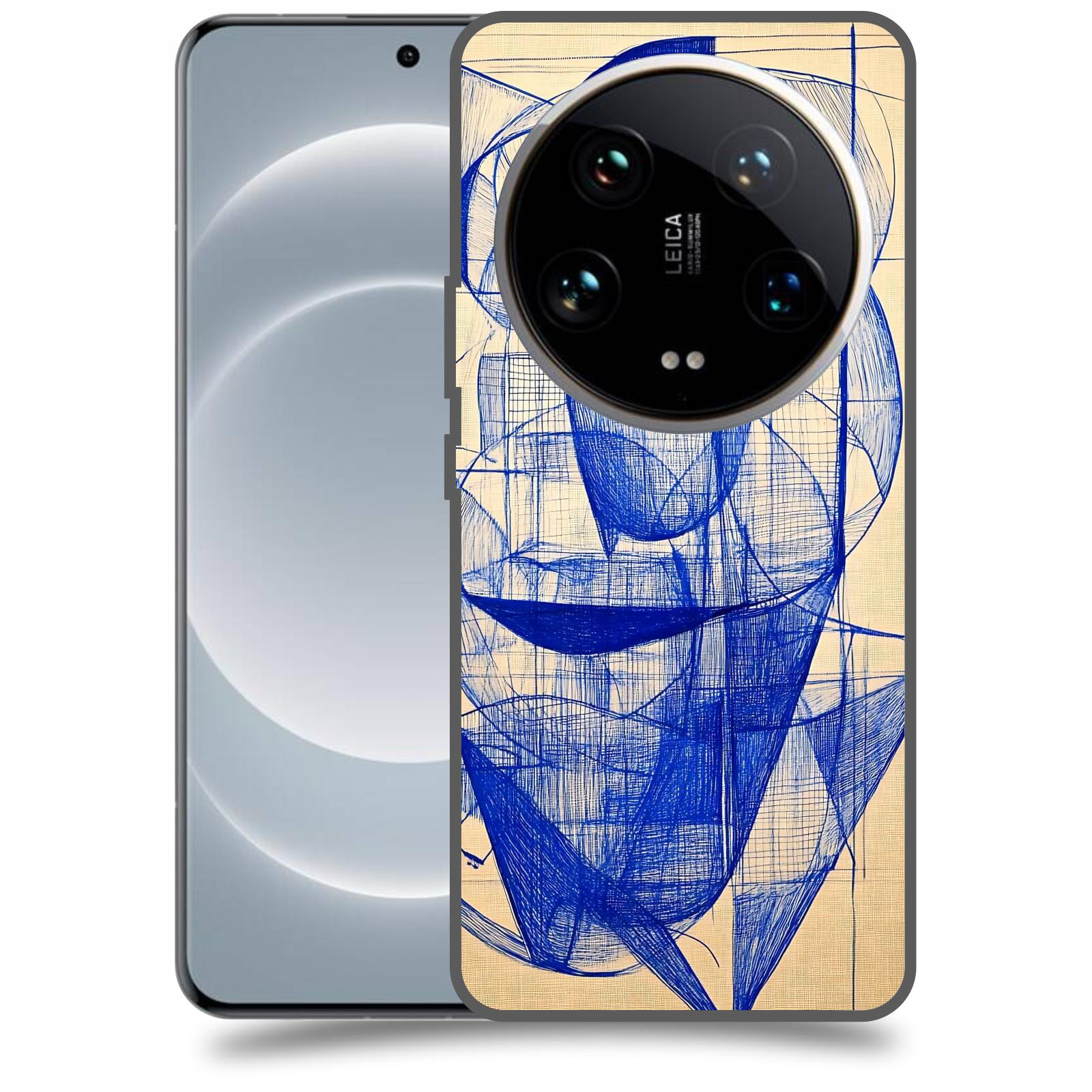 ACOVER Kryt na mobil Xiaomi 14 Ultra - Geometrický chaos