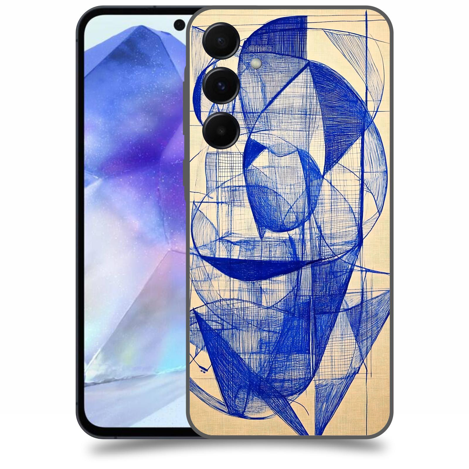 ACOVER Kryt na mobil Samsung Galaxy A55 5G - Geometrický chaos