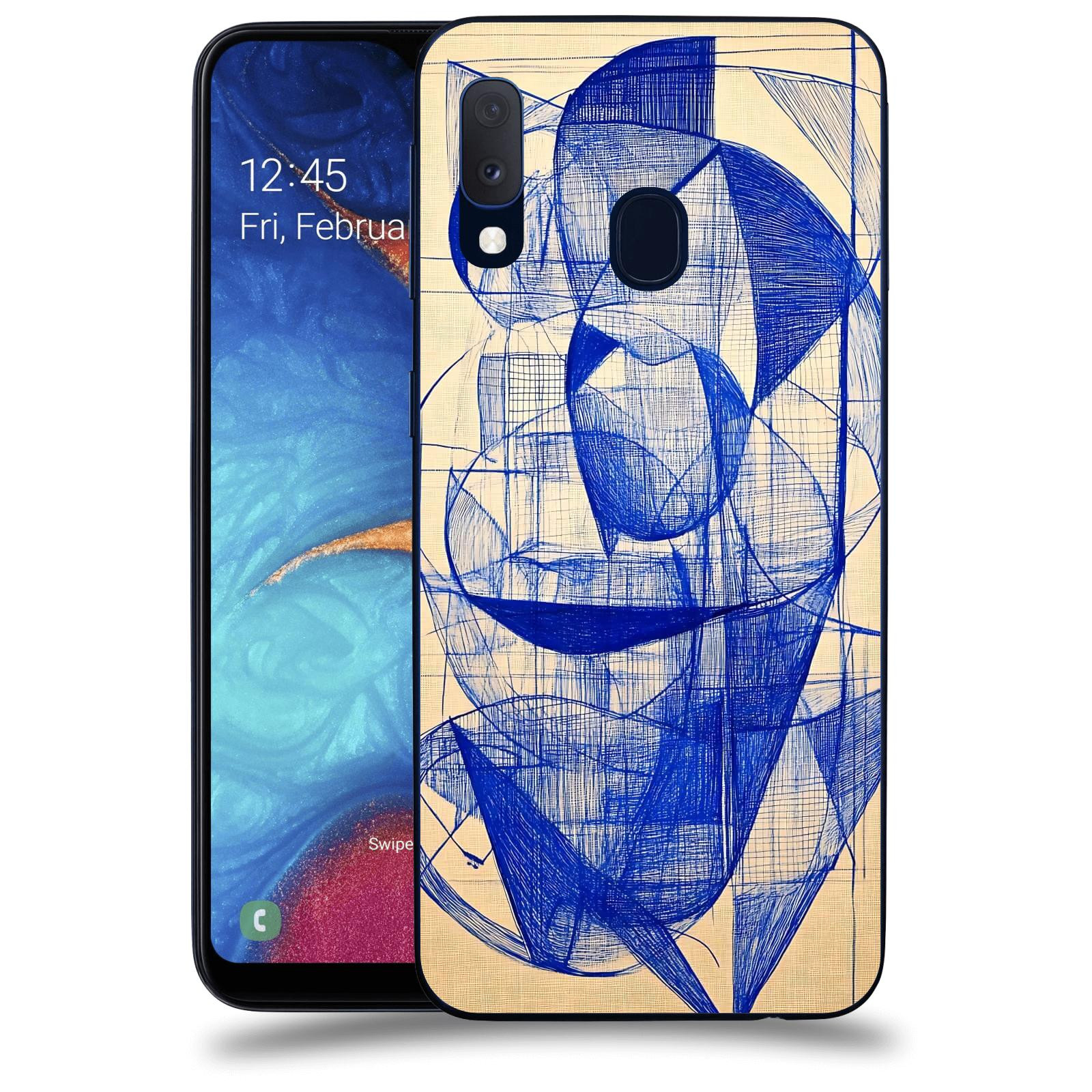 ACOVER Kryt na mobil Samsung Galaxy A20e A202F - Geometrický chaos