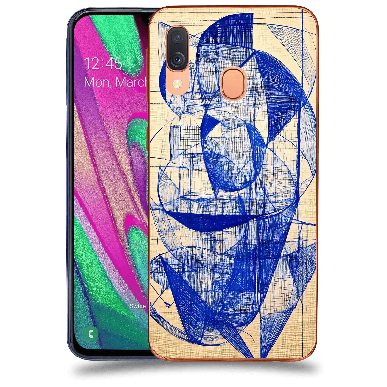 ACOVER Kryt na mobil Samsung Galaxy A40 A405F - Geometrický chaos