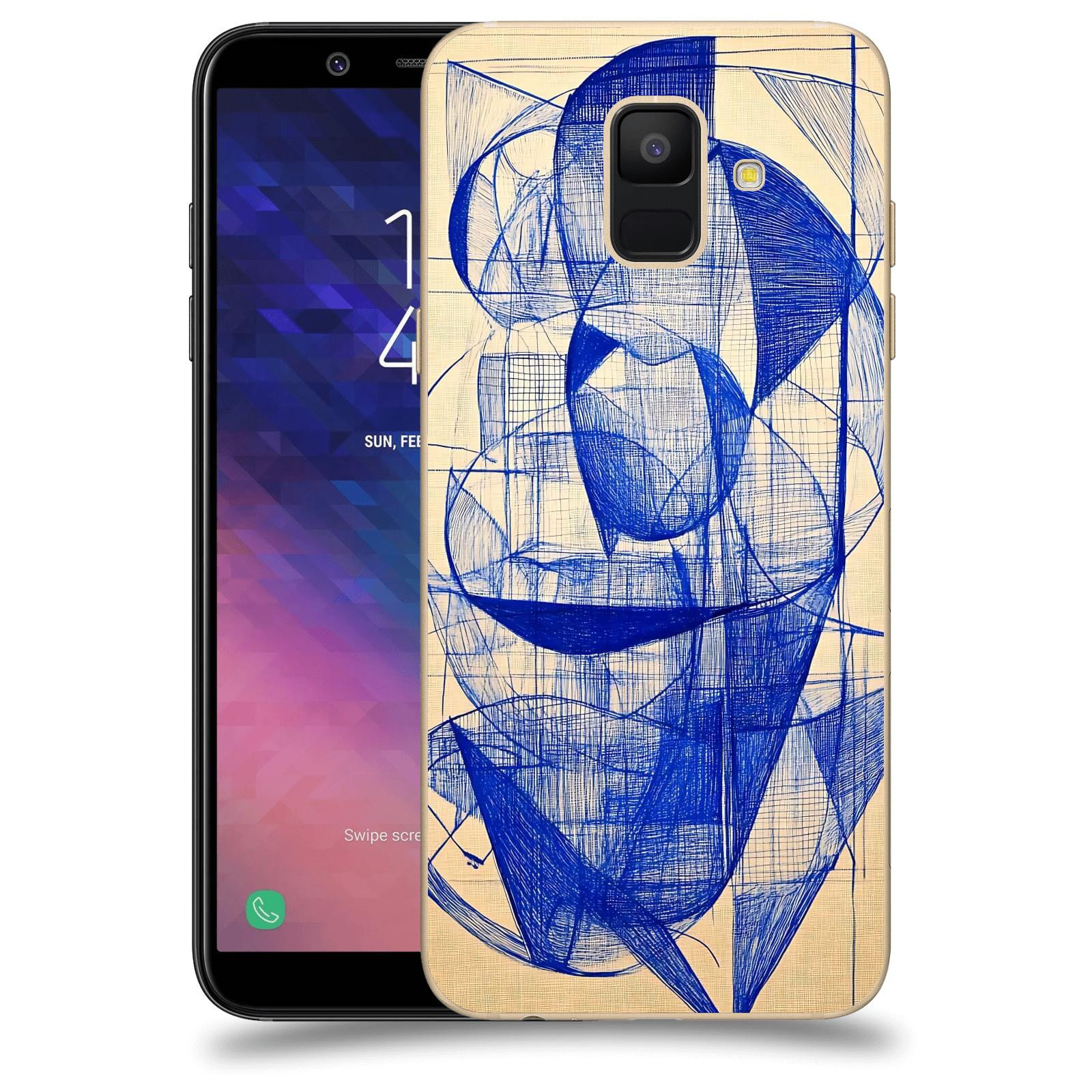 ACOVER Kryt na mobil Samsung Galaxy A6 A600F - Geometrický chaos