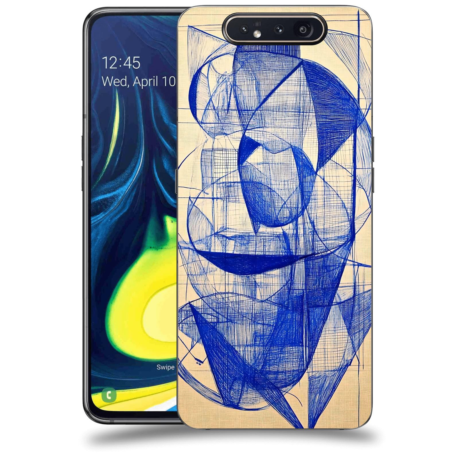 ACOVER Kryt na mobil Samsung Galaxy A80 A805F - Geometrický chaos