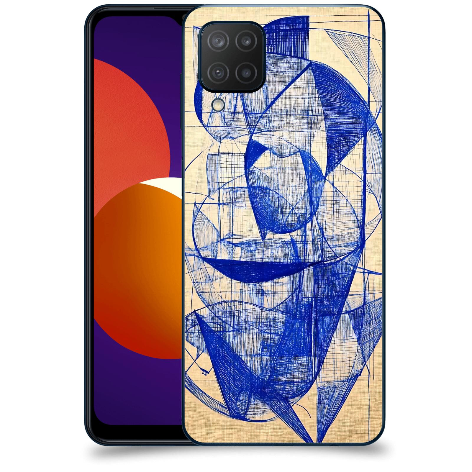ACOVER Kryt na mobil Samsung Galaxy M12 M127F - Geometrický chaos