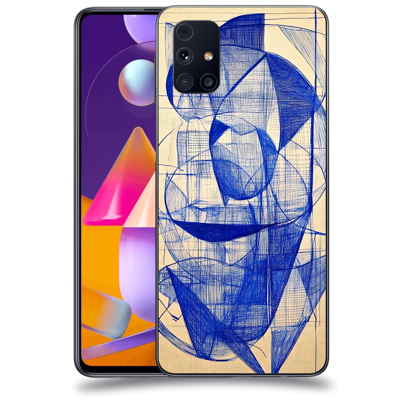 ACOVER Kryt na mobil Samsung Galaxy M31s - Geometrický chaos
