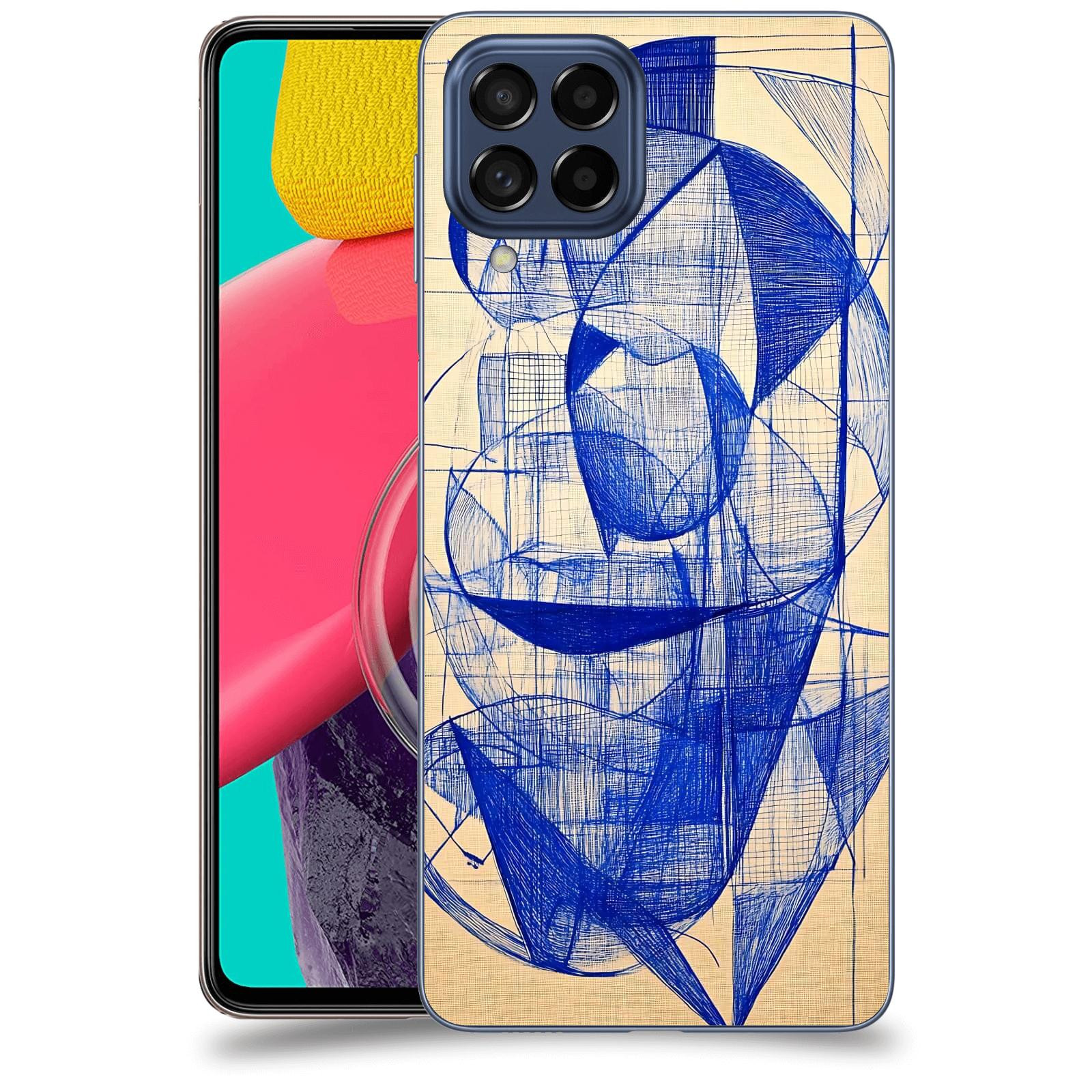 ACOVER Kryt na mobil Samsung Galaxy M53 5G - Geometrický chaos