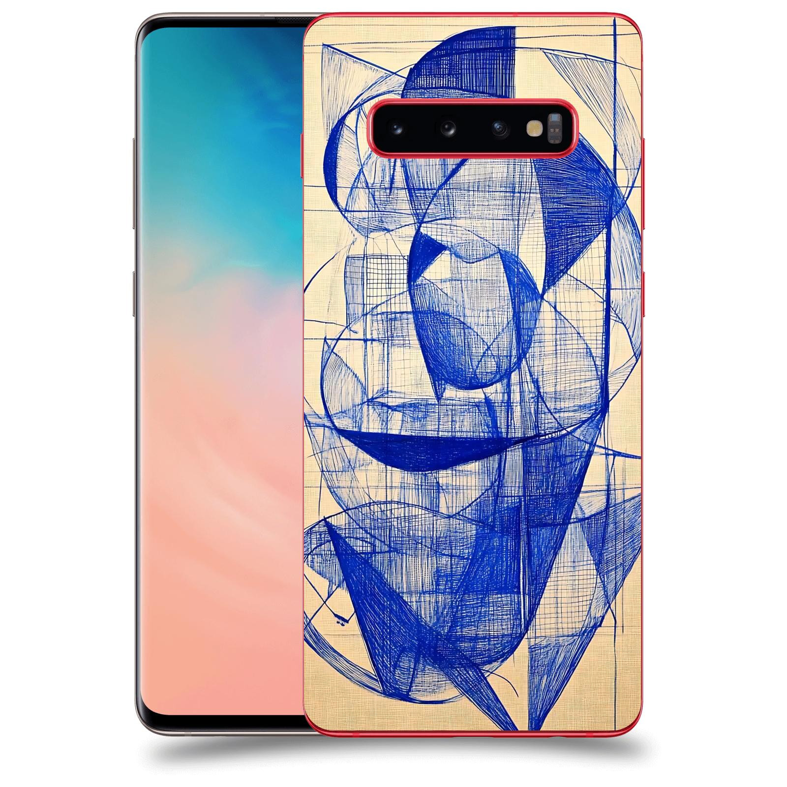 ACOVER Kryt na mobil Samsung Galaxy S10 Plus G975 - Geometrický chaos