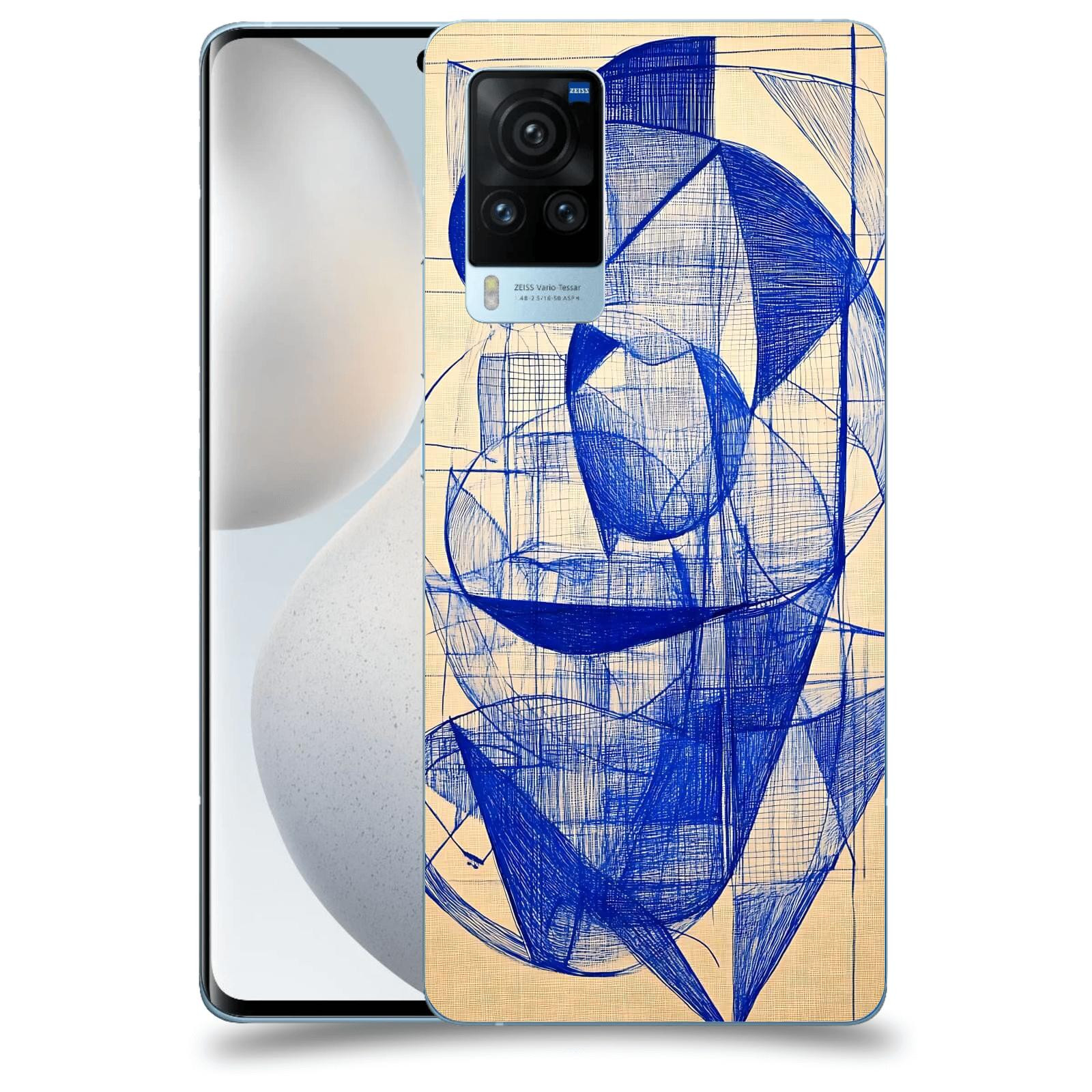 ACOVER Kryt na mobil Vivo X60 Pro 5G - Geometrický chaos