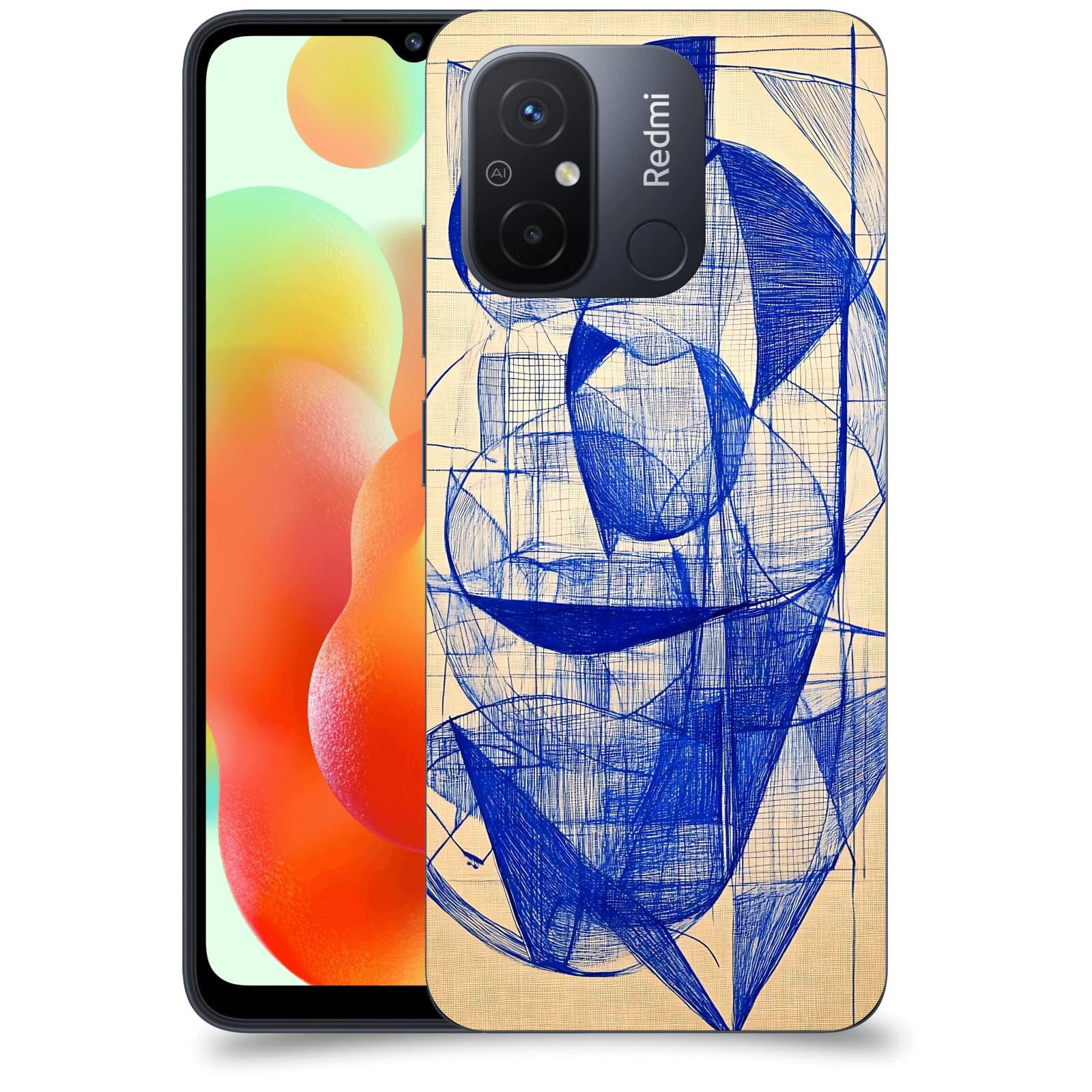 ACOVER Kryt na mobil Xiaomi Redmi 12C - Geometrický chaos