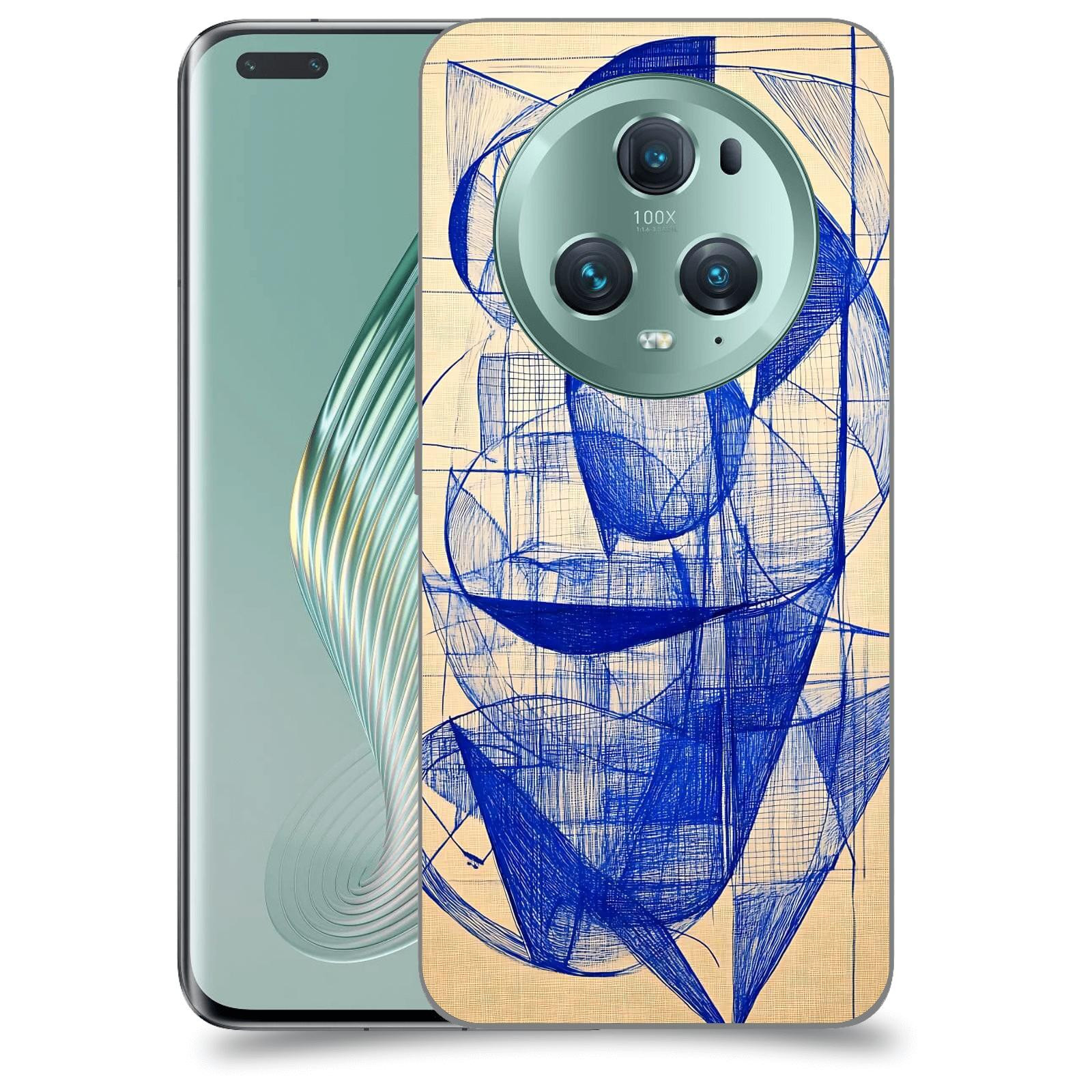 ACOVER Kryt na mobil Honor Magic5 Pro - Geometrický chaos