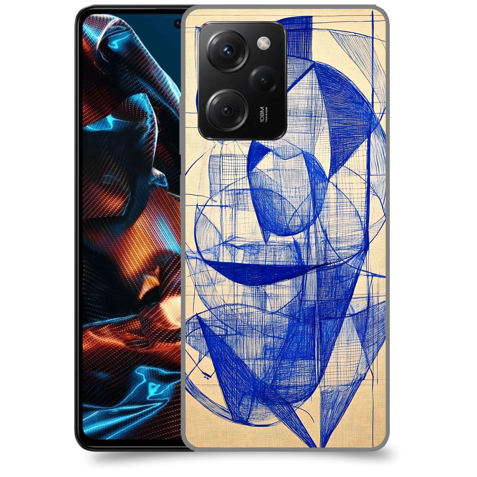 ACOVER Kryt na mobil Xiaomi Poco X5 Pro - Geometrický chaos