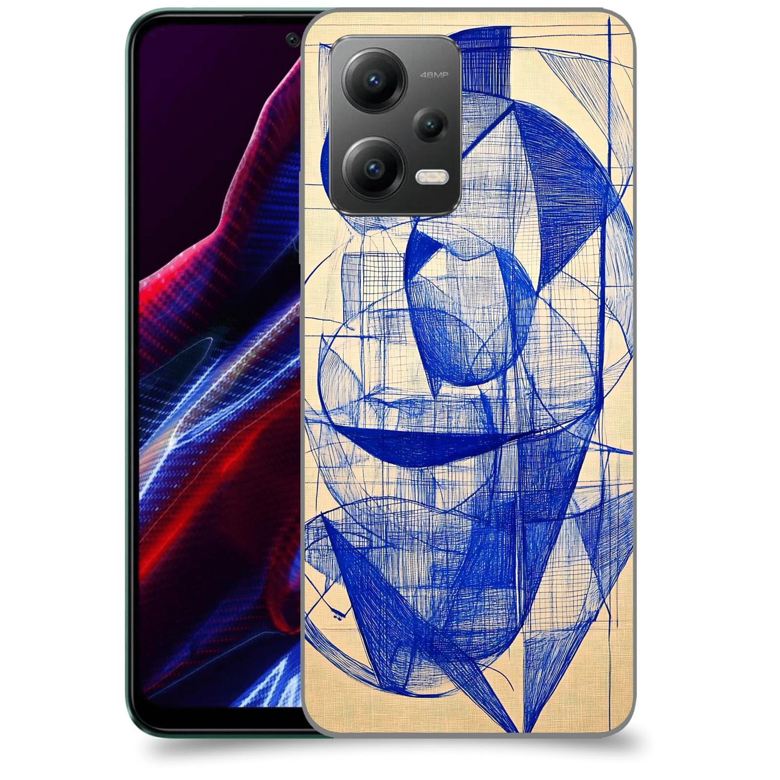 ACOVER Kryt na mobil Xiaomi Poco X5 - Geometrický chaos