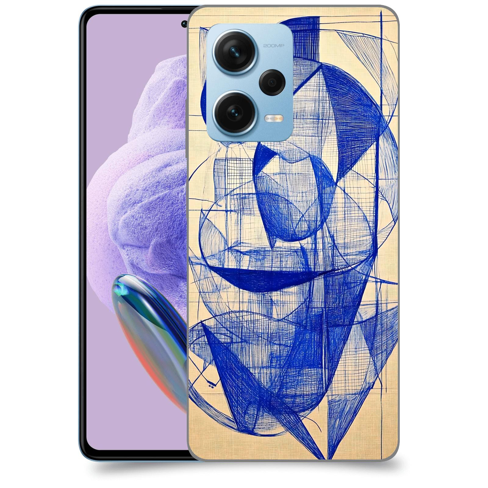 ACOVER Kryt na mobil Xiaomi Redmi Note 12 Pro+ 5G - Geometrický chaos