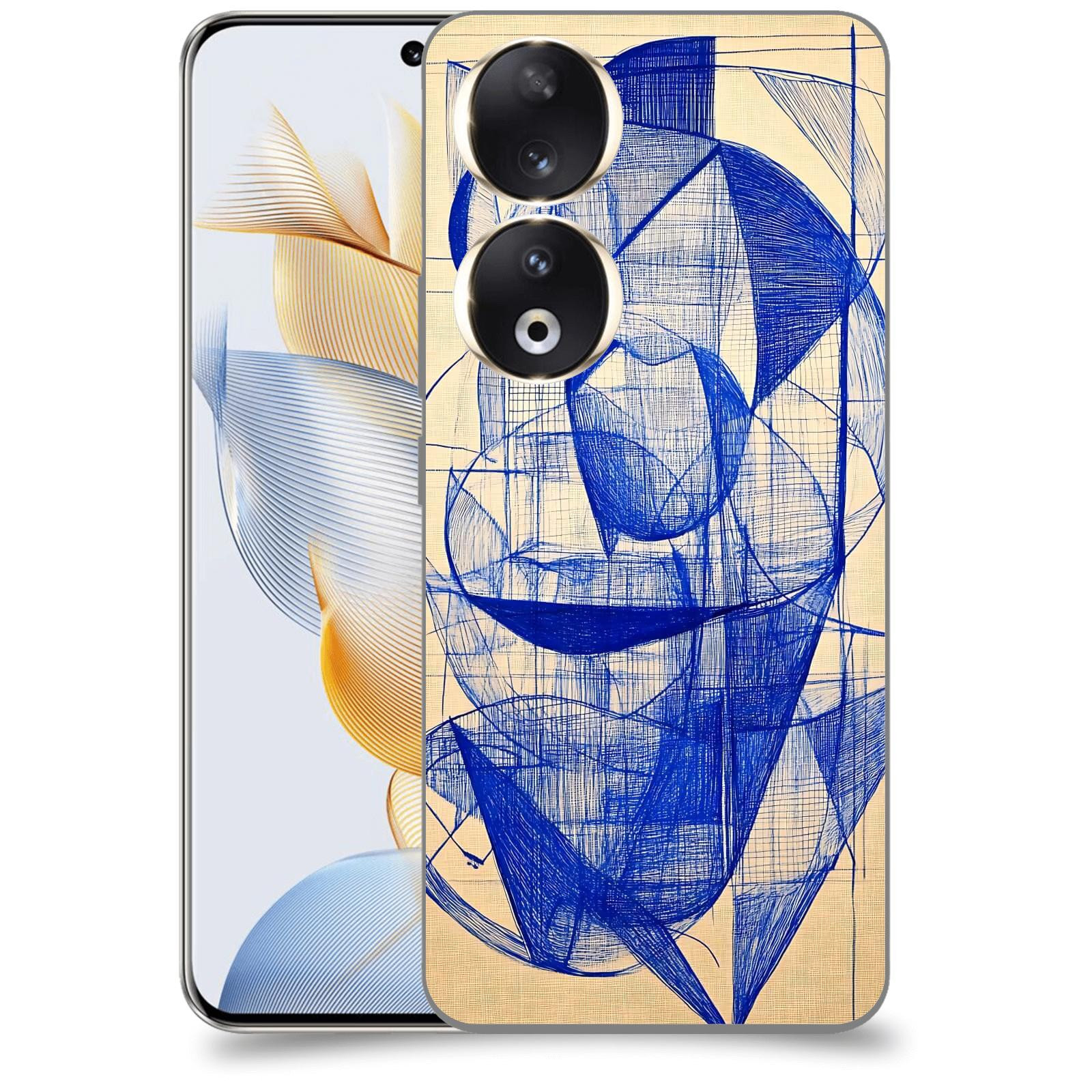 ACOVER Kryt na mobil Honor 90 - Geometrický chaos