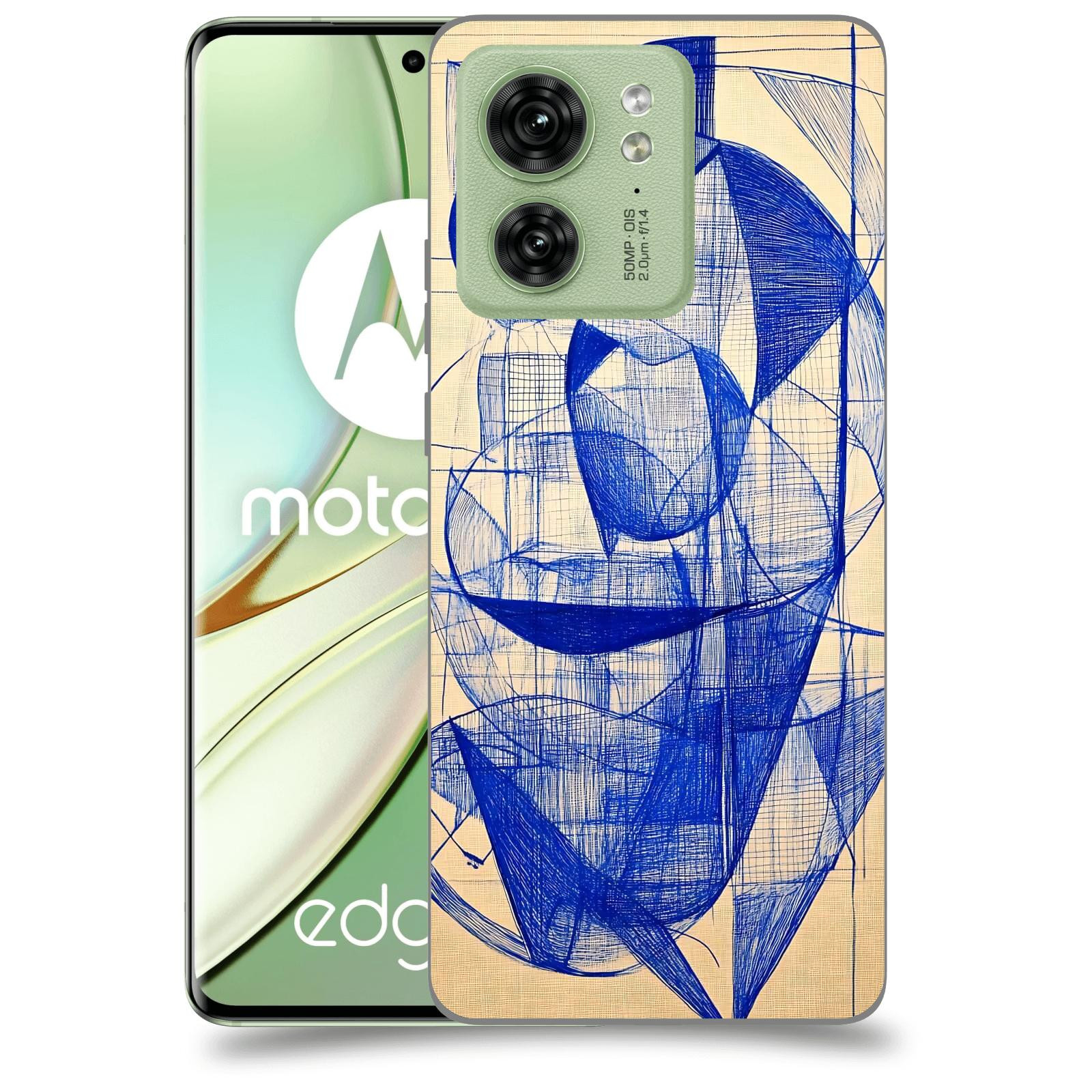 ACOVER Kryt na mobil Motorola EDGE 40 5G - Geometrický chaos