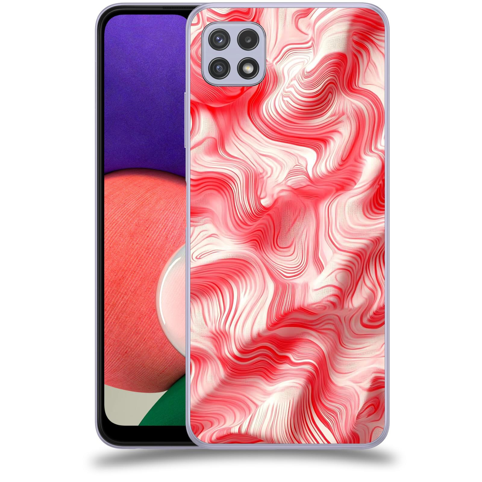 ACOVER Kryt na mobil Samsung Galaxy A22 5G A226B - Harmonické proudění