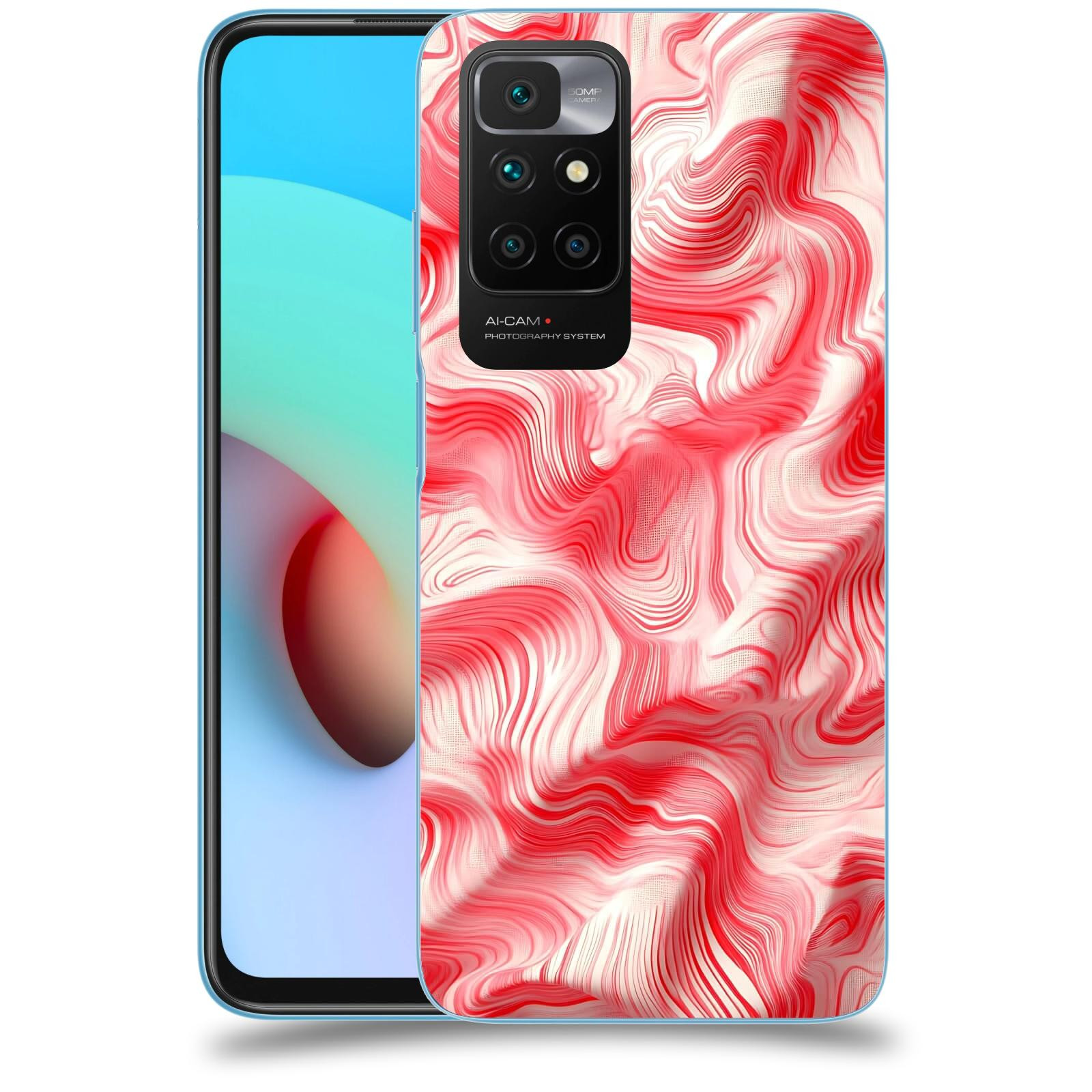 ACOVER Kryt na mobil Xiaomi Redmi 10 (2022) - Harmonické proudění