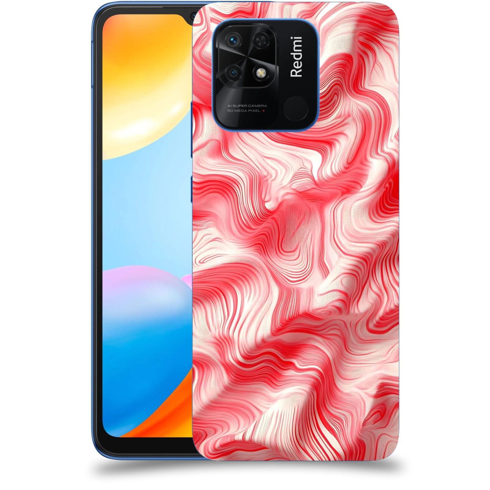 ACOVER Kryt na mobil Xiaomi Redmi 10C - Harmonické proudění
