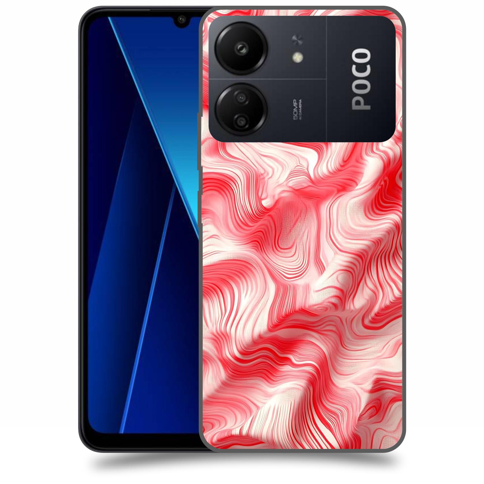 ACOVER Kryt na mobil Poco C65 - Harmonické proudění