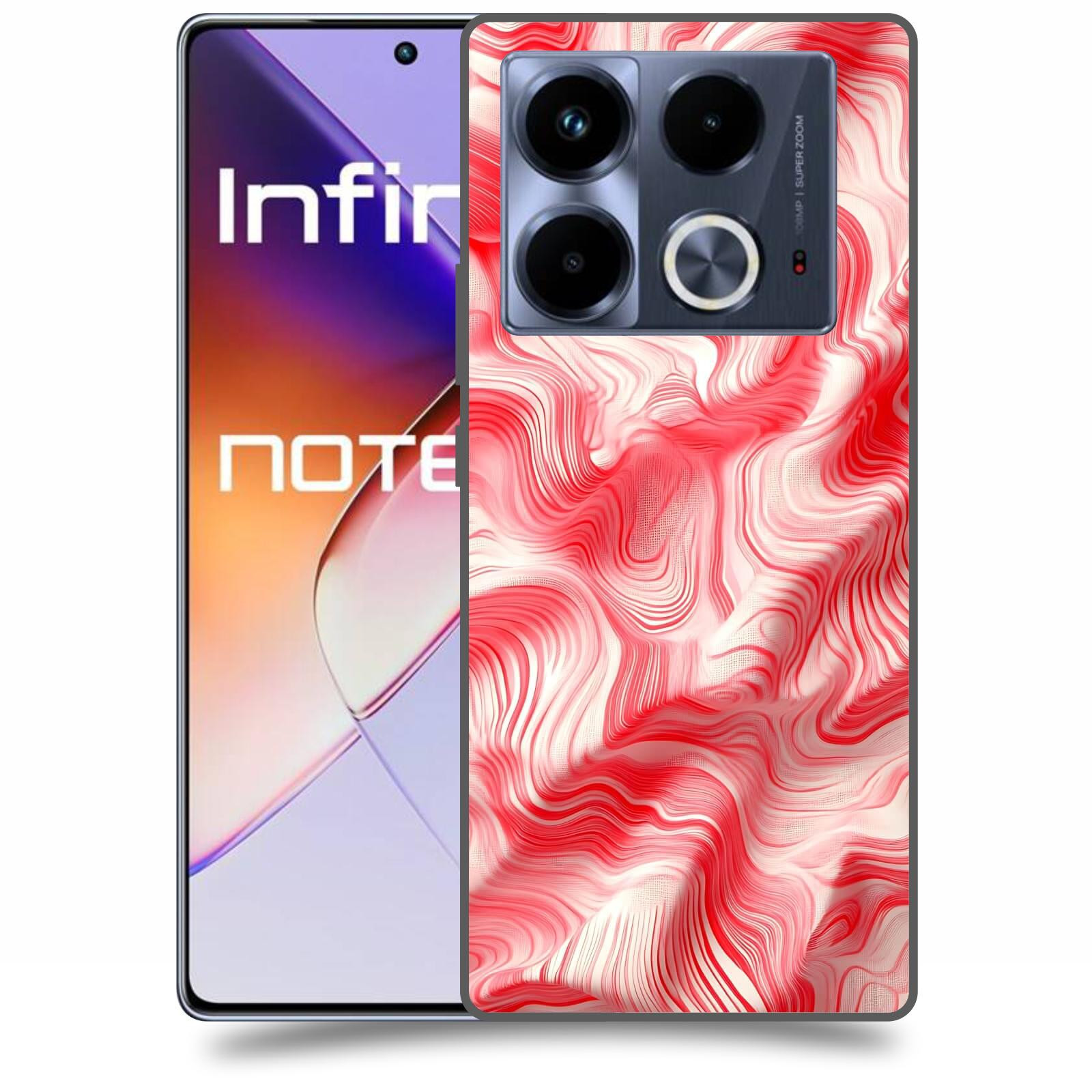 ACOVER Kryt na mobil Infinix Note 40 - Harmonické proudění