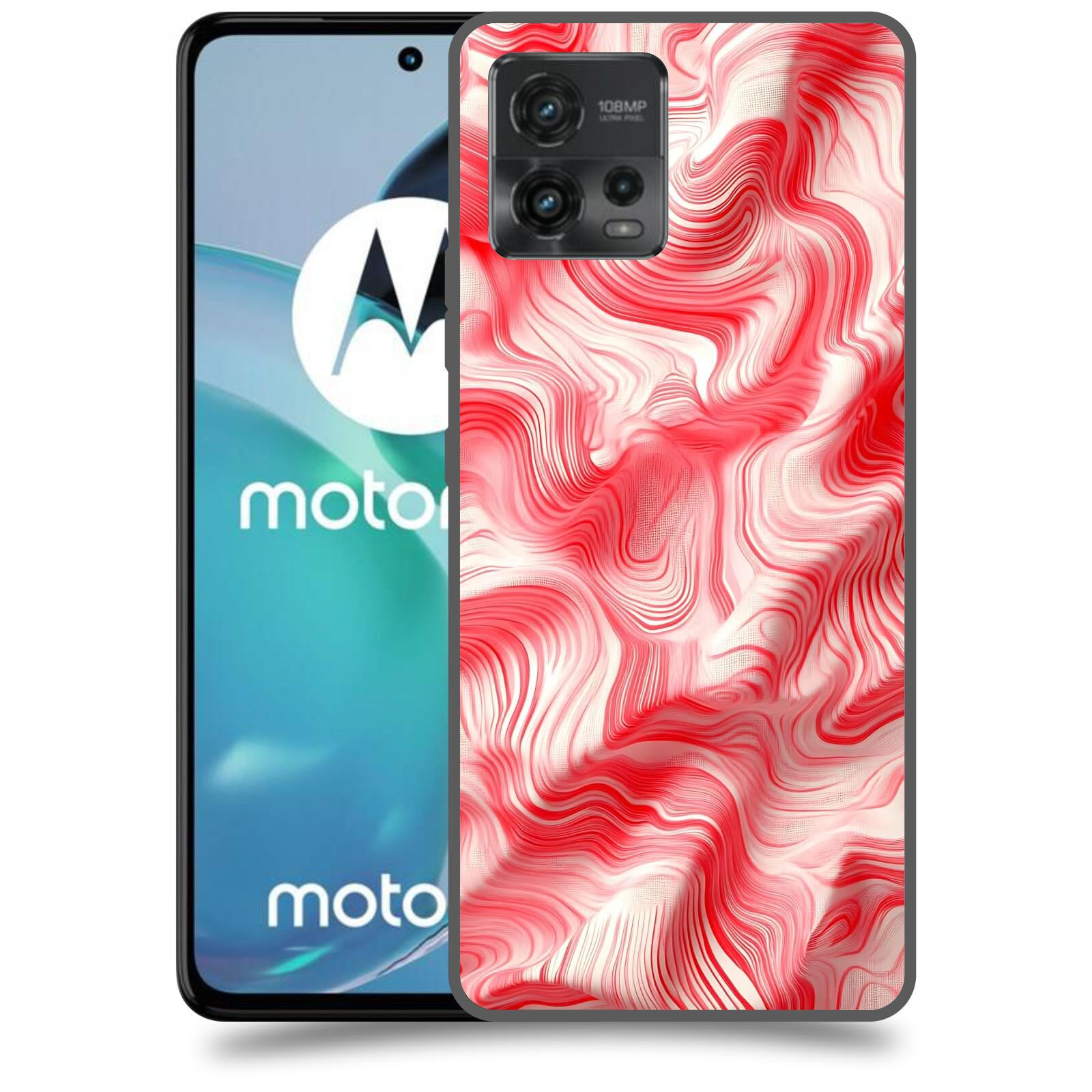 ACOVER Kryt na mobil Motorola Moto G72 - Harmonické proudění