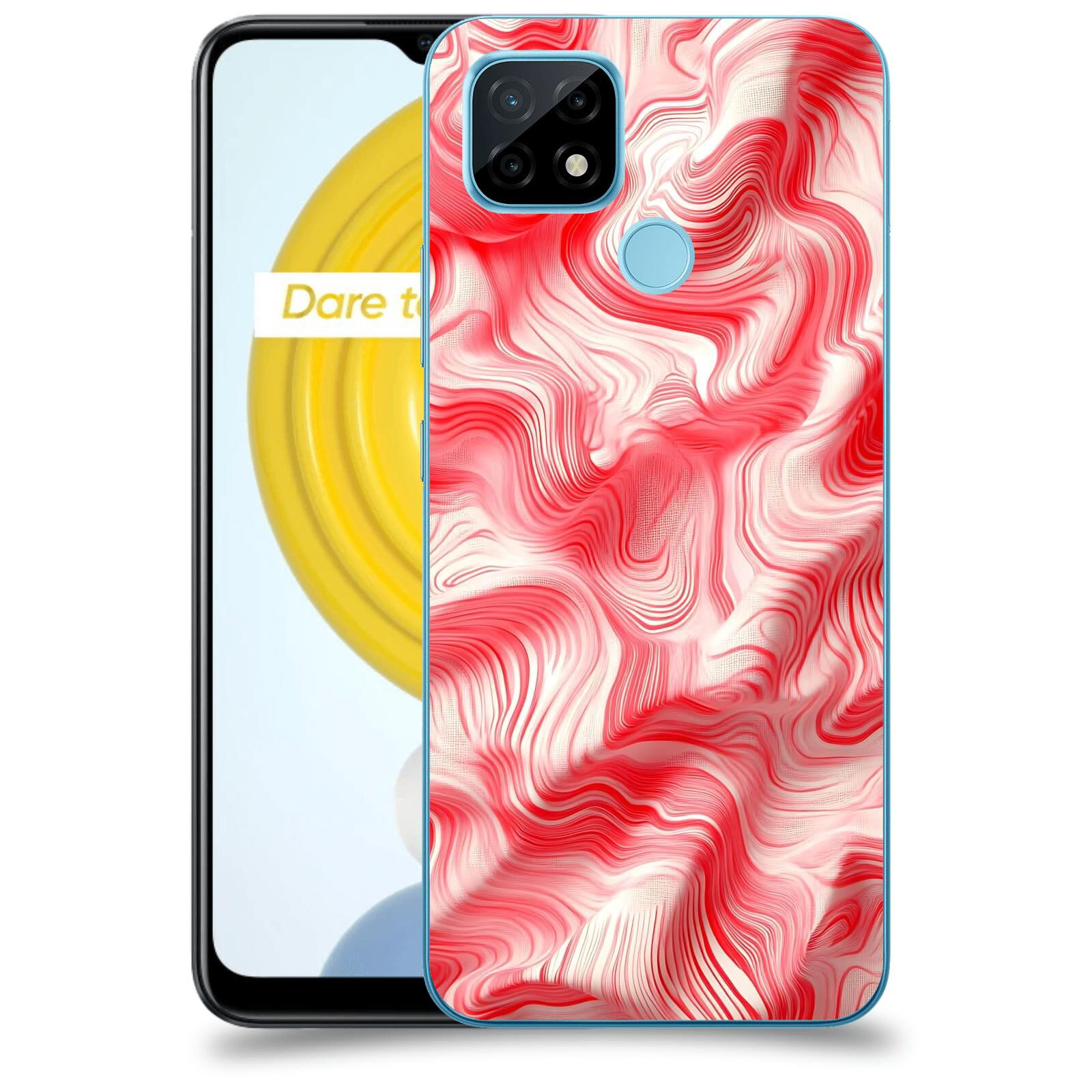 ACOVER Kryt na mobil Realme C21 - Harmonické proudění