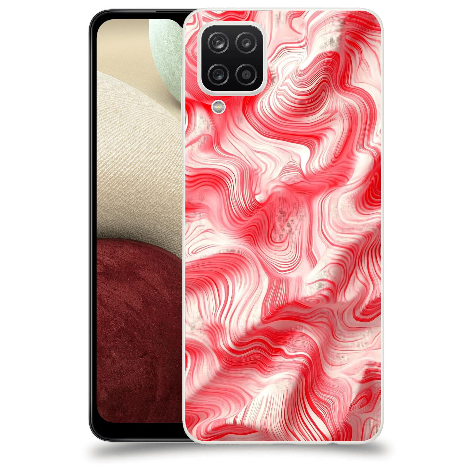 ACOVER Kryt na mobil Samsung Galaxy A12 A125F - Harmonické proudění