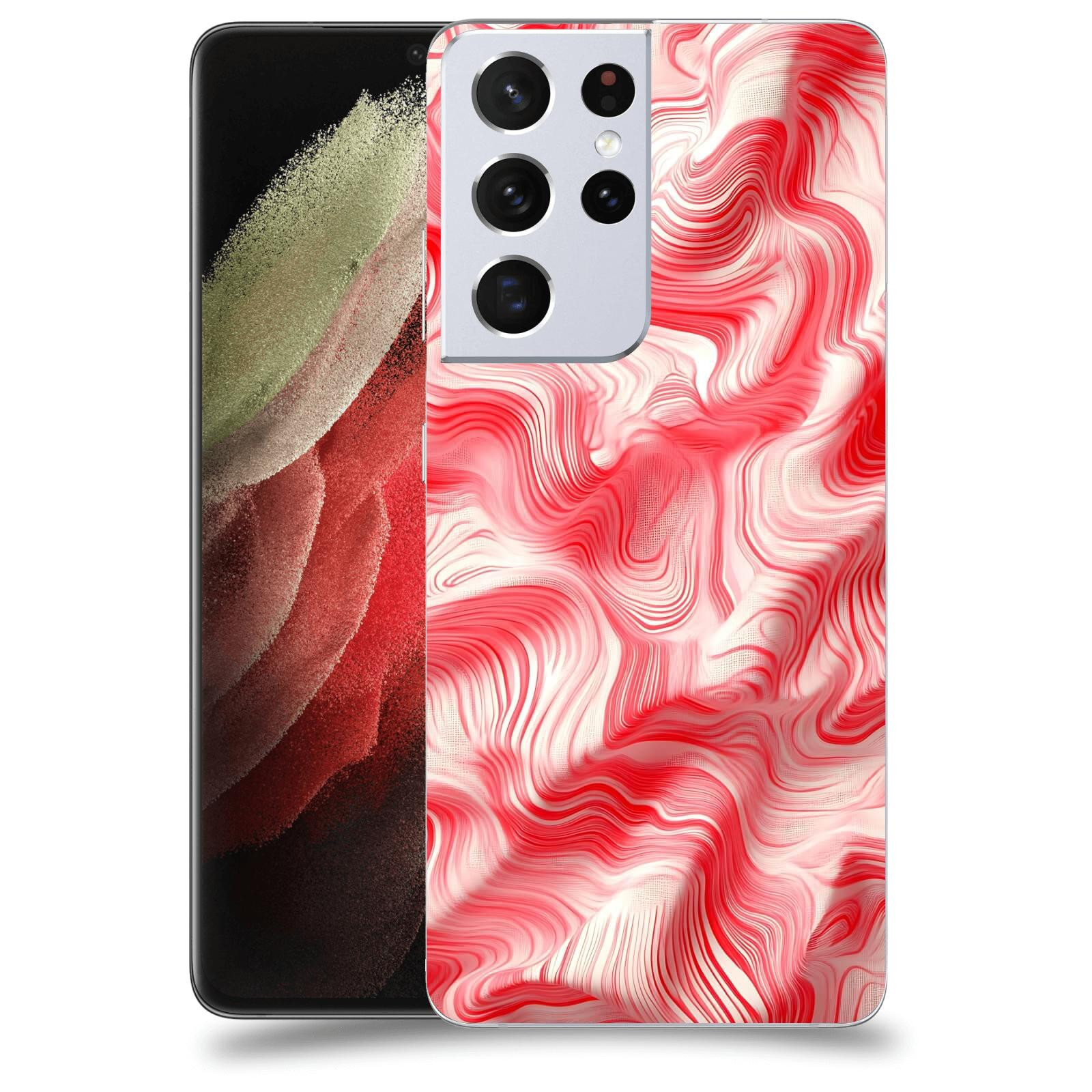 ACOVER Kryt na mobil Samsung Galaxy S21 Ultra 5G G998B - Harmonické proudění
