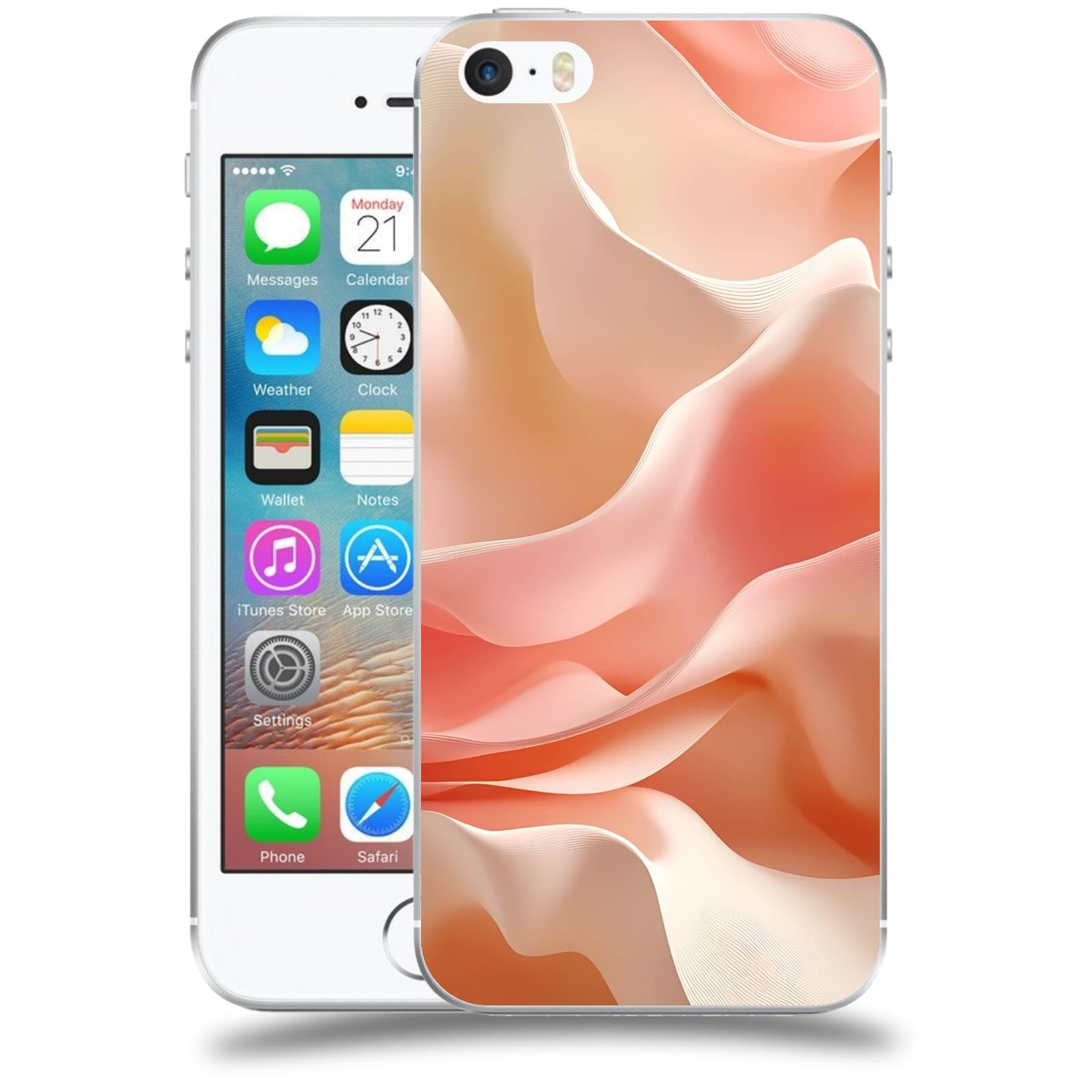 ACOVER Kryt na mobil Apple iPhone 5/5S/SE - Hedvábné vlny