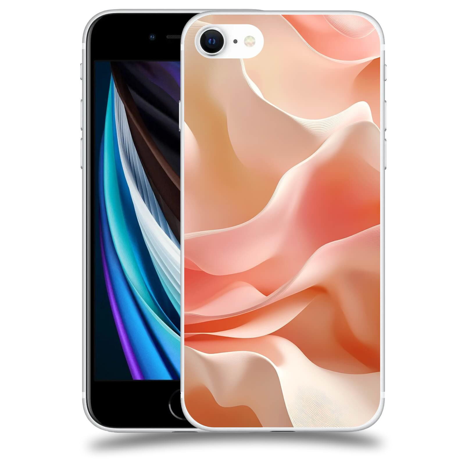 ACOVER Kryt na mobil Apple iPhone SE 2020 - Hedvábné vlny