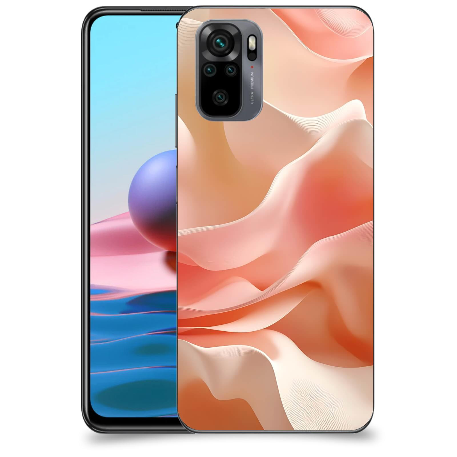 ACOVER Kryt na mobil Xiaomi Redmi Note 10 - Hedvábné vlny