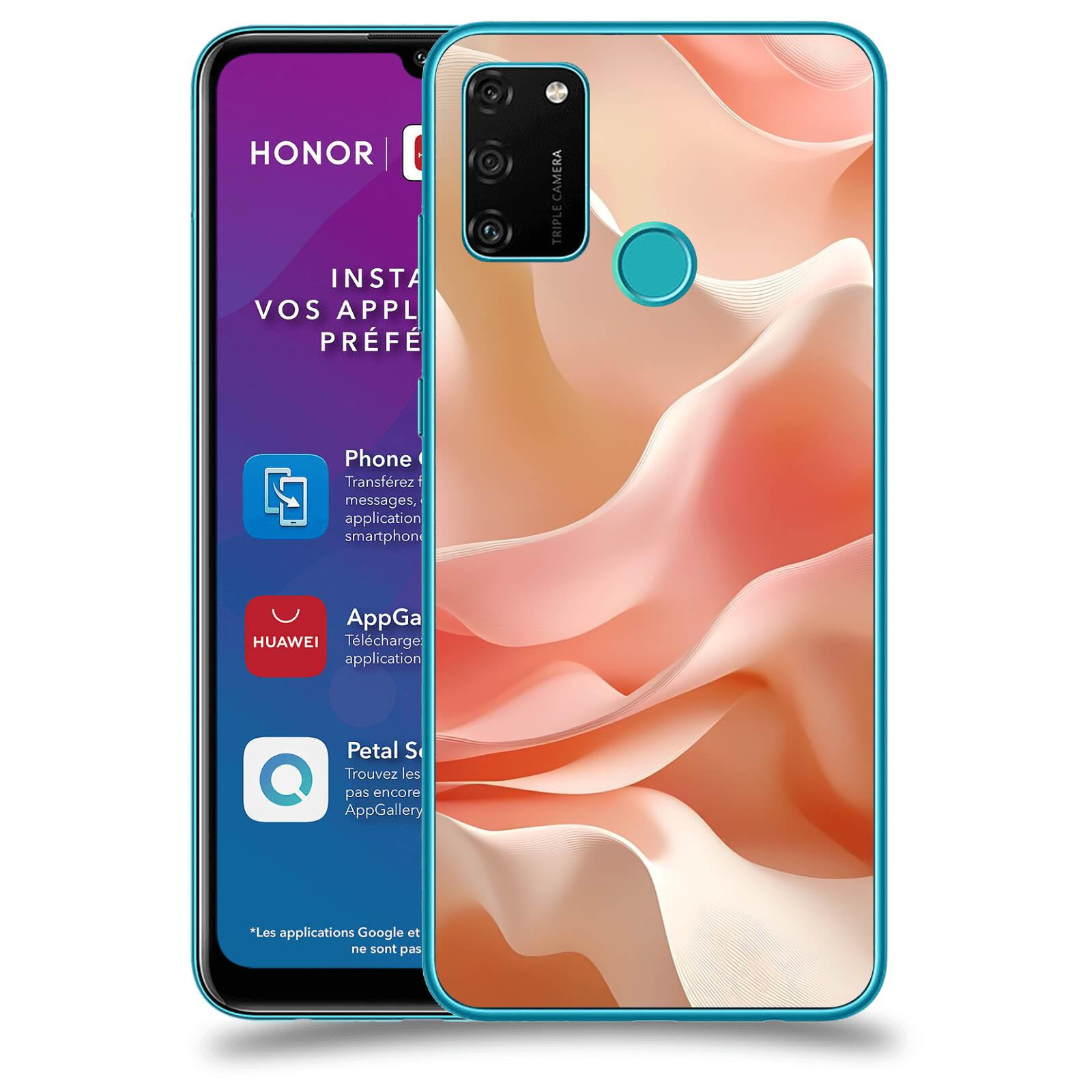 ACOVER Kryt na mobil Honor 9A - Hedvábné vlny