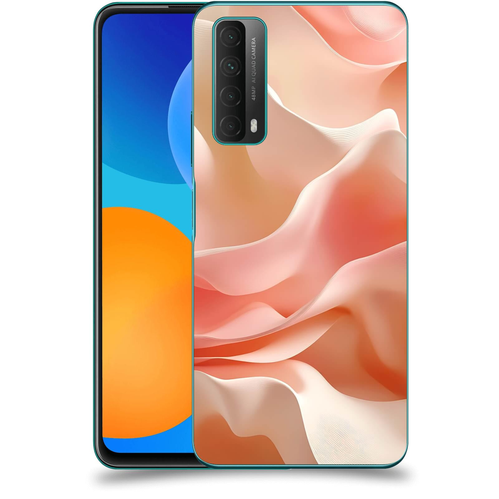 ACOVER Kryt na mobil Huawei P Smart 2021 - Hedvábné vlny