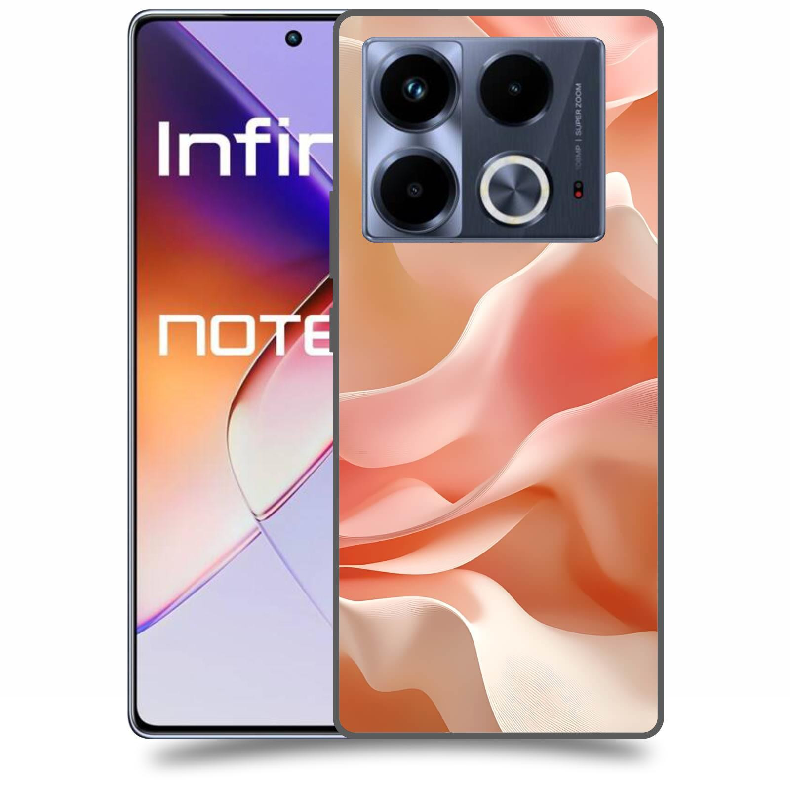 ACOVER Kryt na mobil Infinix Note 40 - Hedvábné vlny
