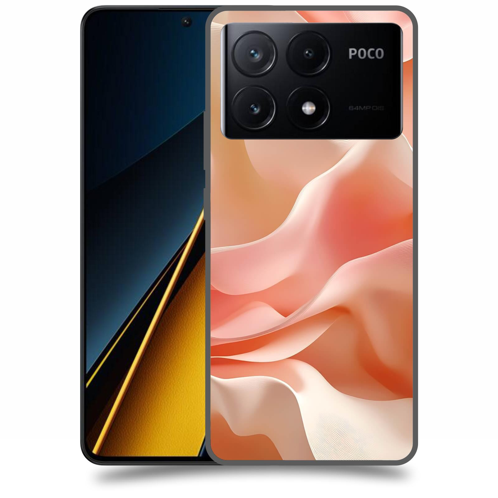 ACOVER Kryt na mobil Poco X6 Pro 5G - Hedvábné vlny
