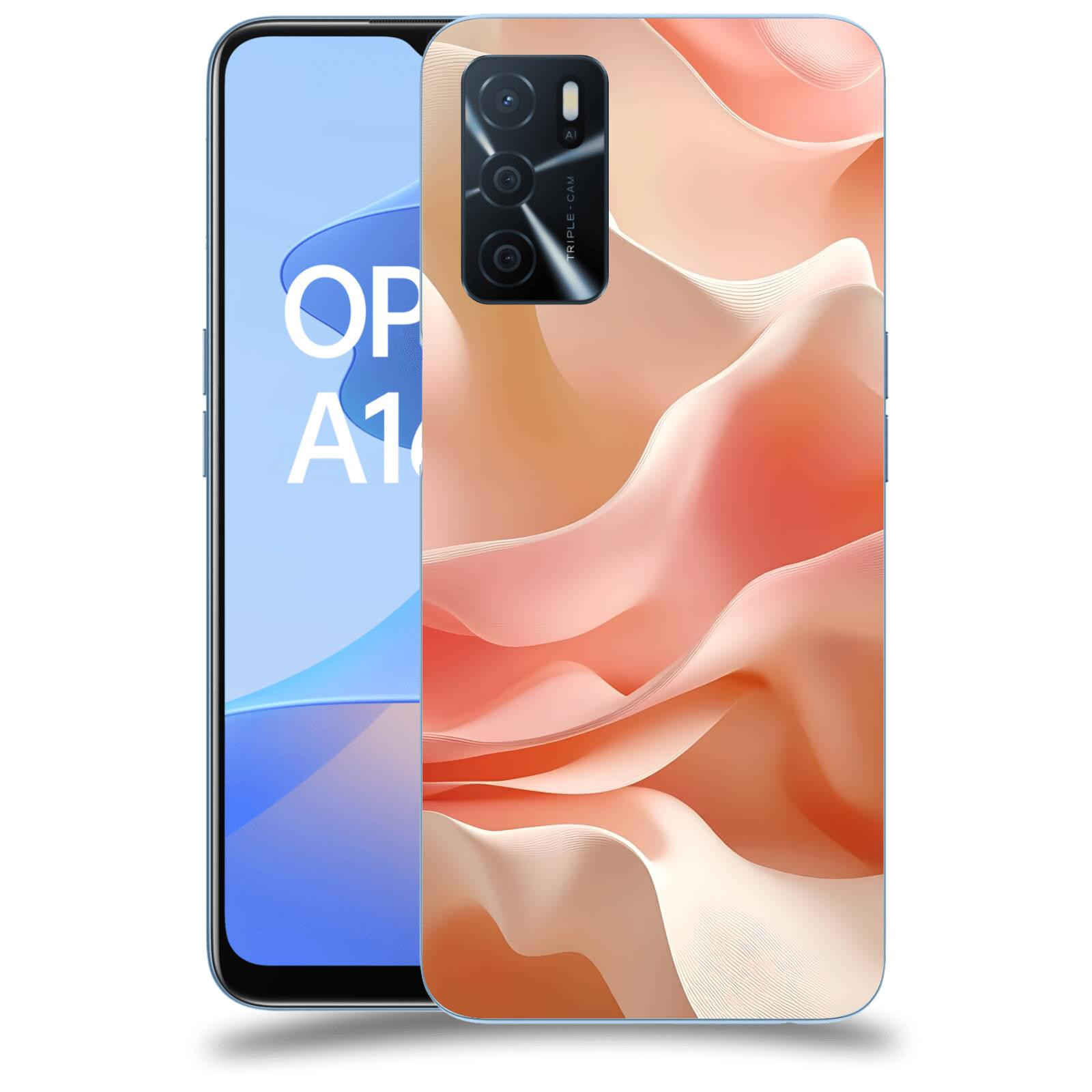 ACOVER Kryt na mobil OPPO A16s - Hedvábné vlny