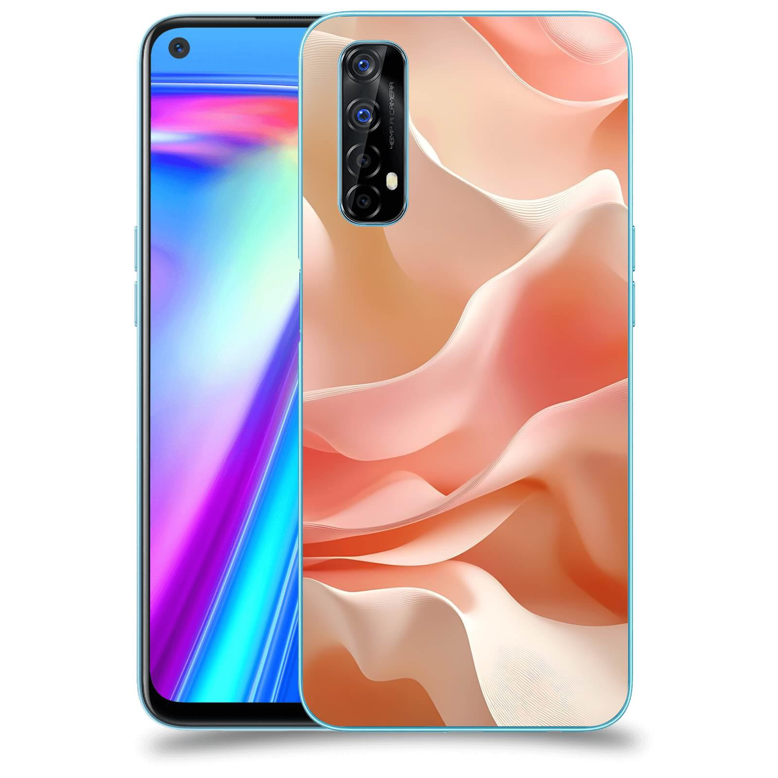 ACOVER Kryt na mobil Realme 7 - Hedvábné vlny