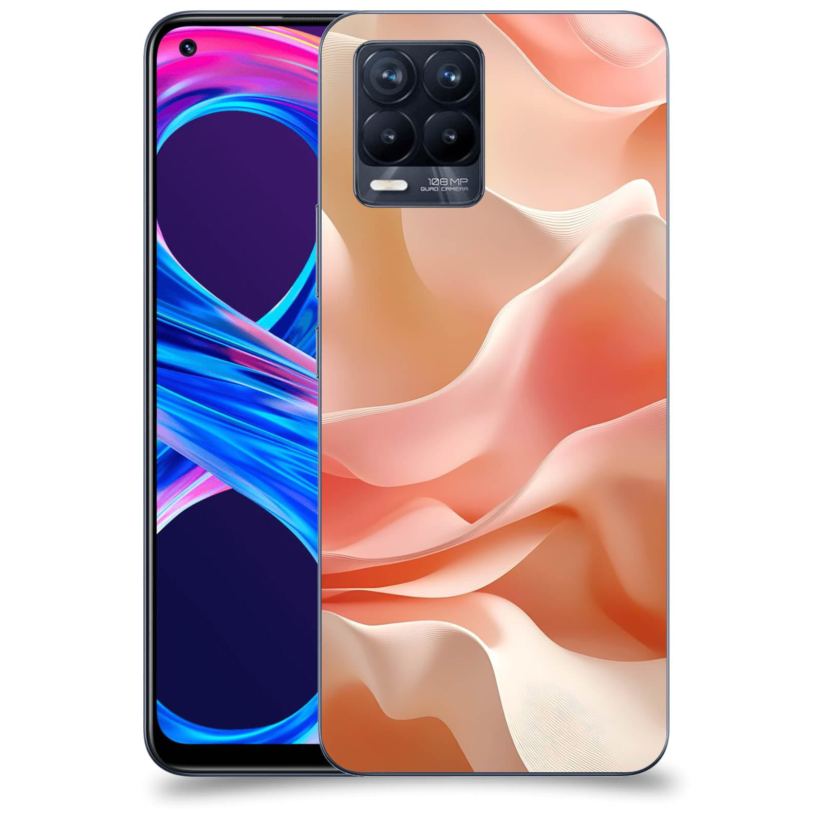 ACOVER Kryt na mobil Realme 8 Pro - Hedvábné vlny