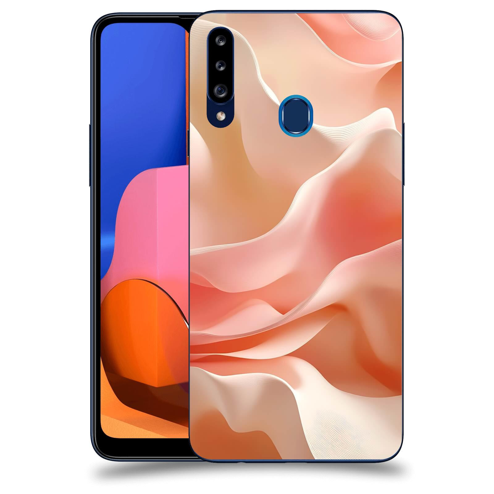 ACOVER Kryt na mobil Samsung Galaxy A20s - Hedvábné vlny