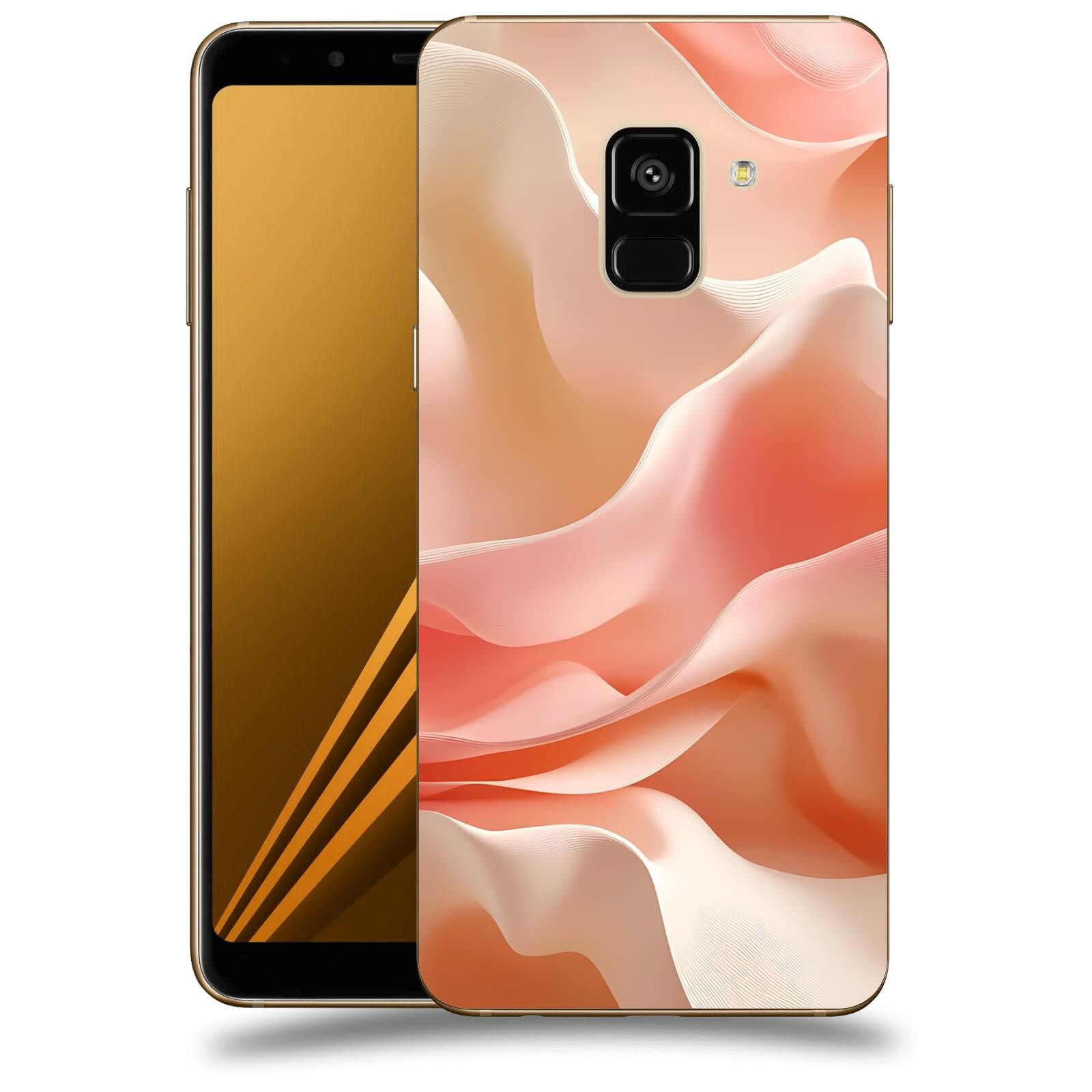 ACOVER Kryt na mobil Samsung Galaxy A8 2018 A530F - Hedvábné vlny